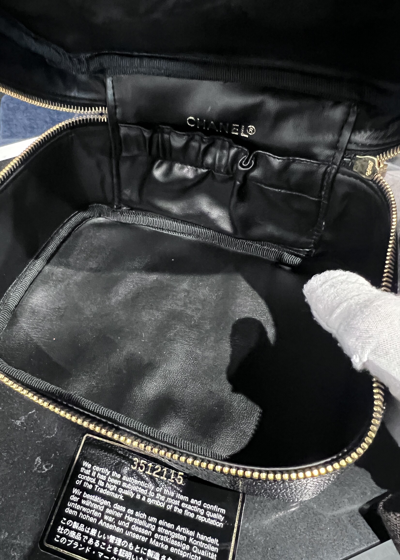 Chanel SOLD - Chanel Caviar Vanity