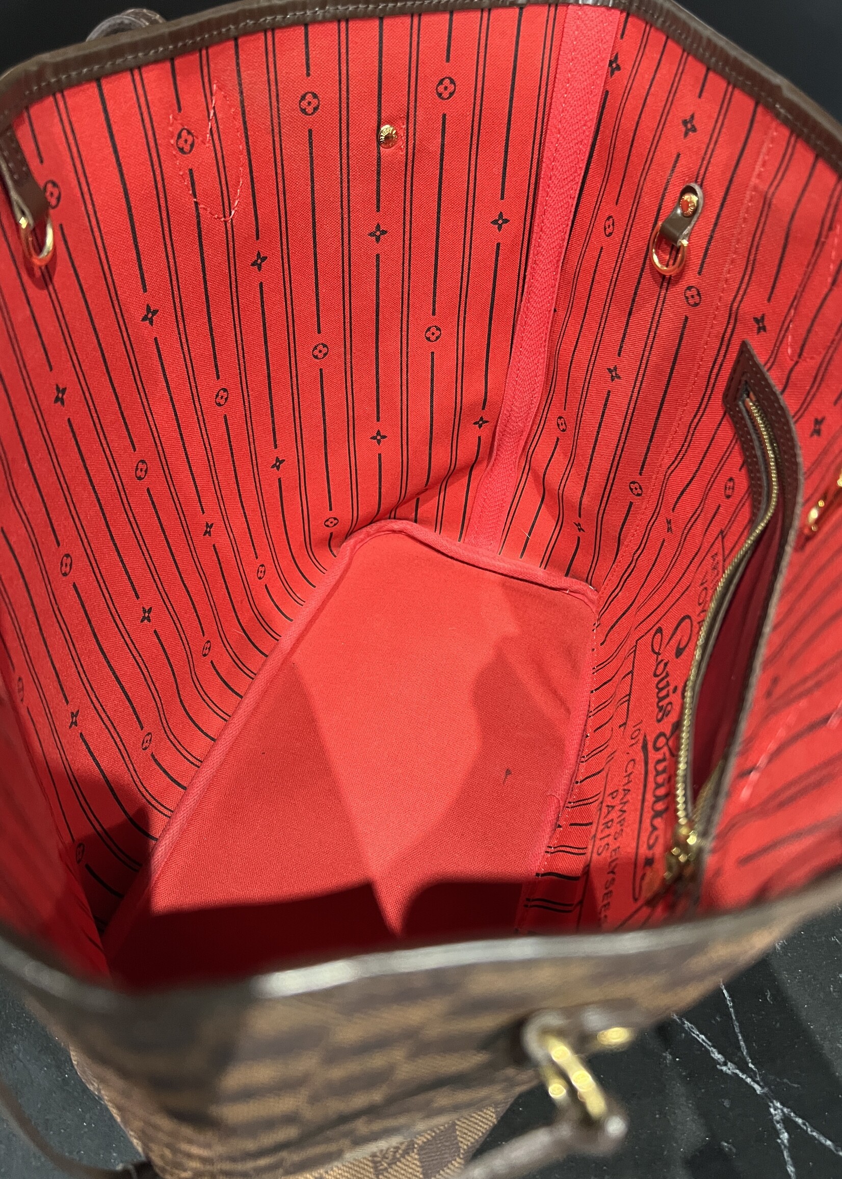 Louis Vuitton SOLD - Louis Vuitton Neverfull Damier Ebene MM