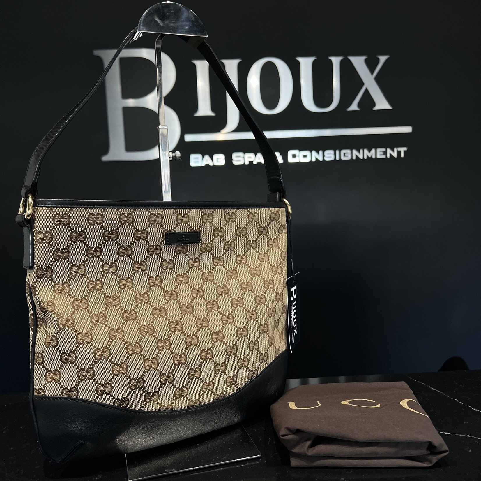 Gucci SOLD - Gucci Canvas shoulder Bag