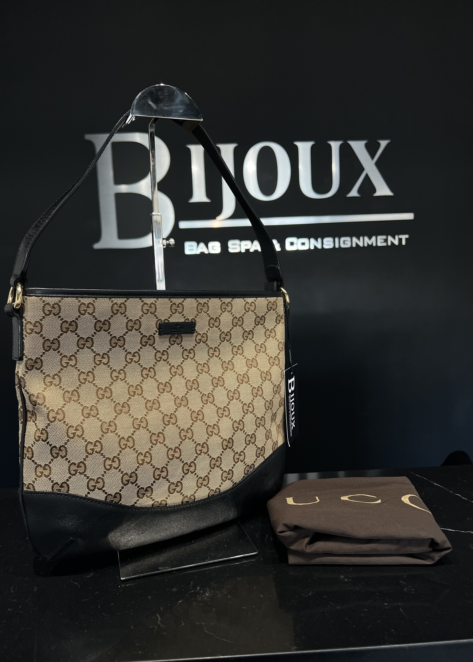 Gucci SOLD - Gucci Canvas shoulder Bag