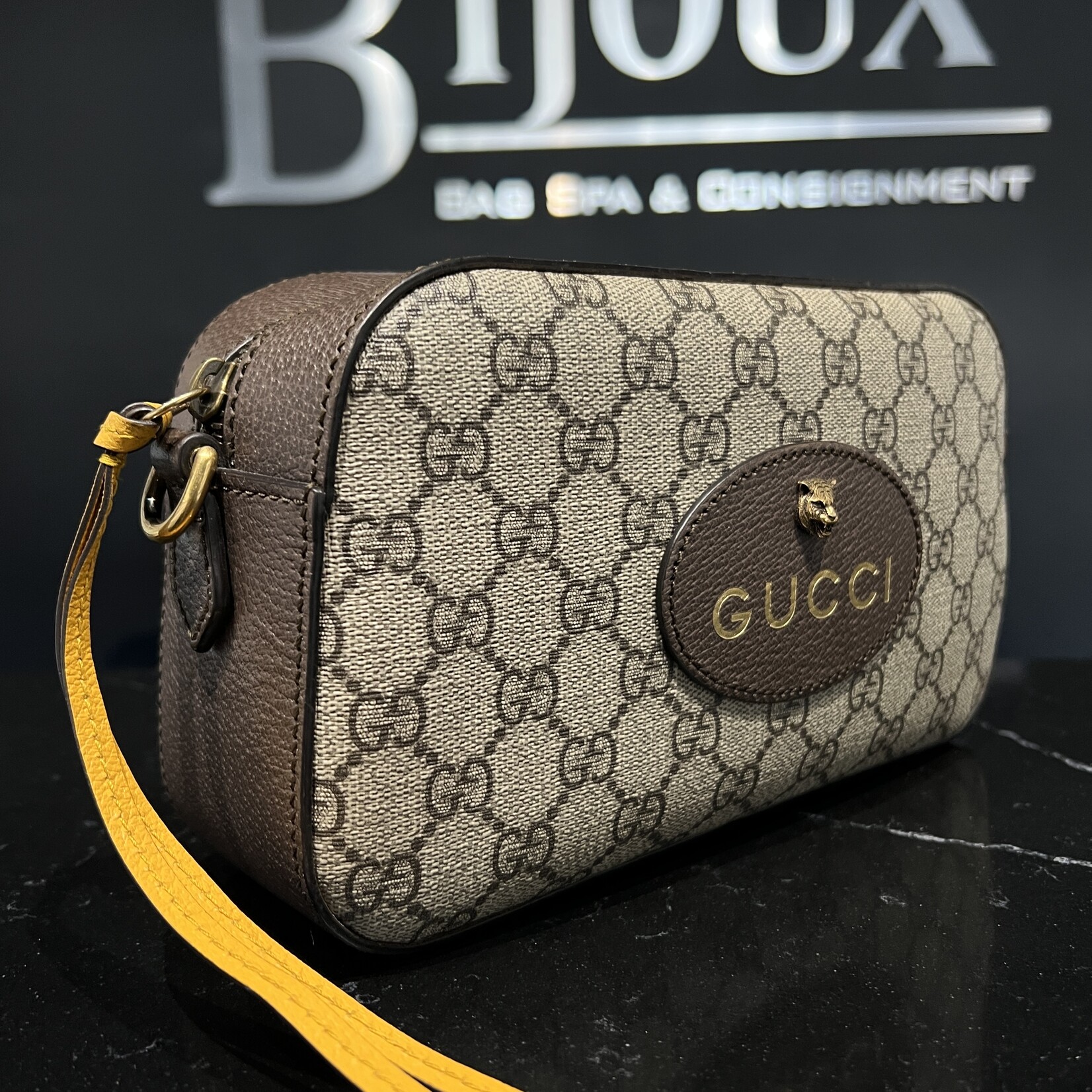 Gucci Gucci Canvas Messenger Crossbody