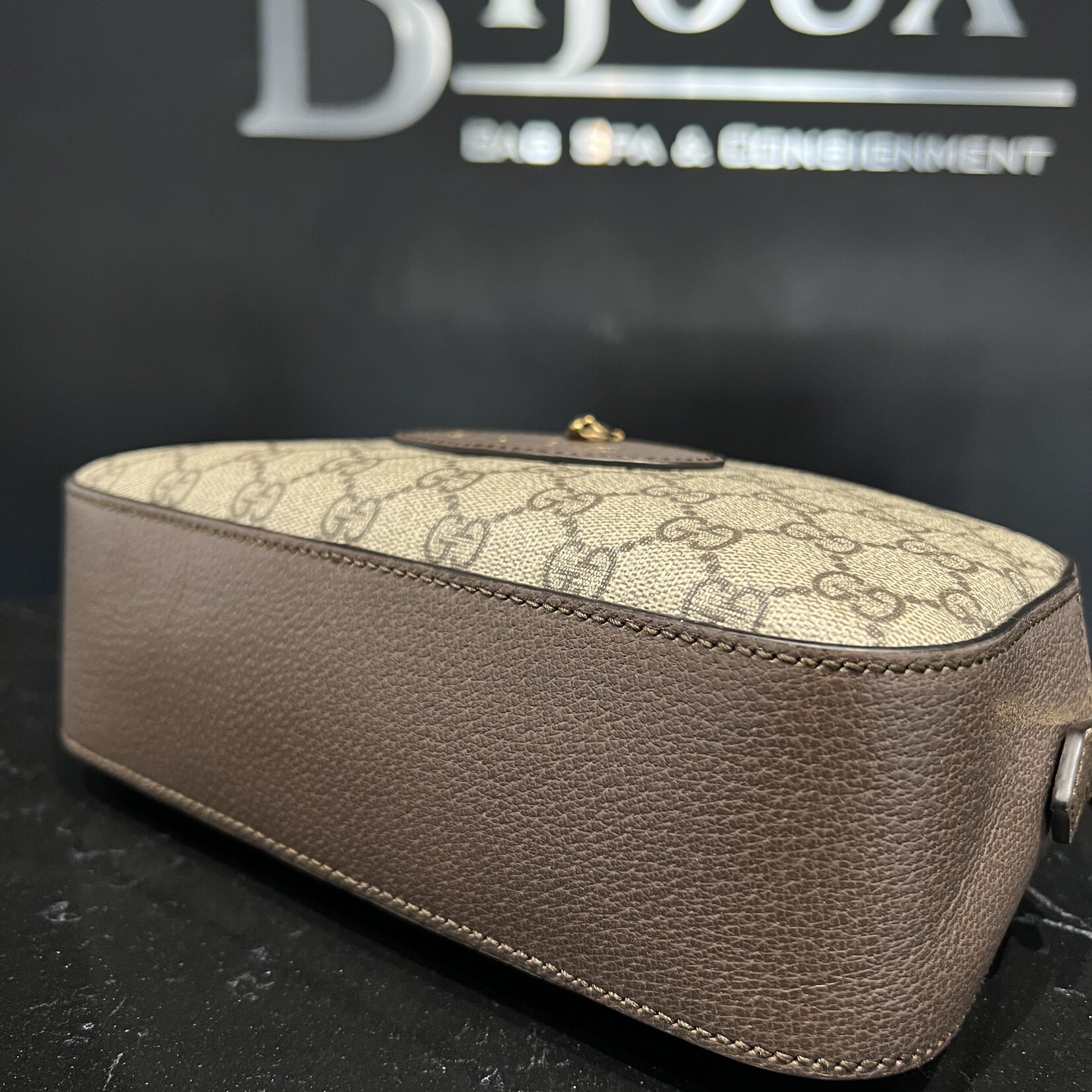 Gucci Gucci Canvas Messenger Crossbody