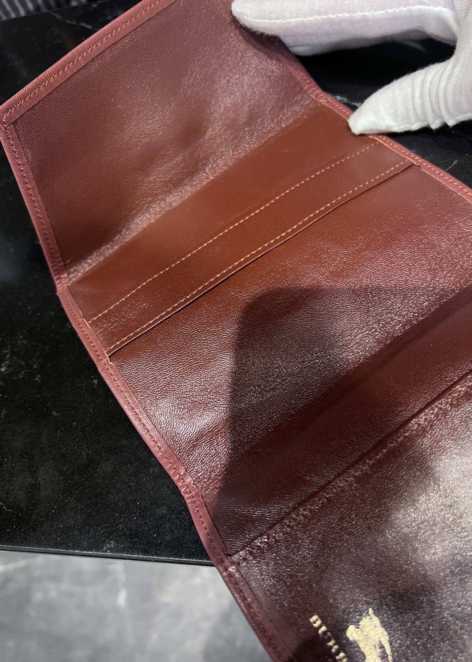 Burberry SOLD - Burberry Haymarket Passport Holder