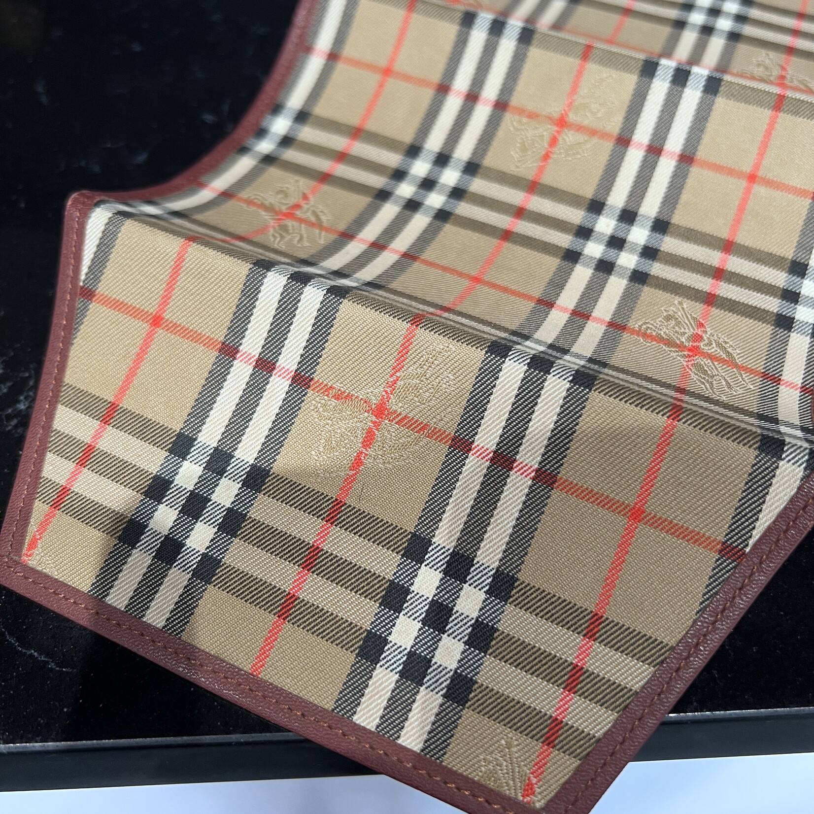 Burberry SOLD - Burberry Haymarket Passport Holder