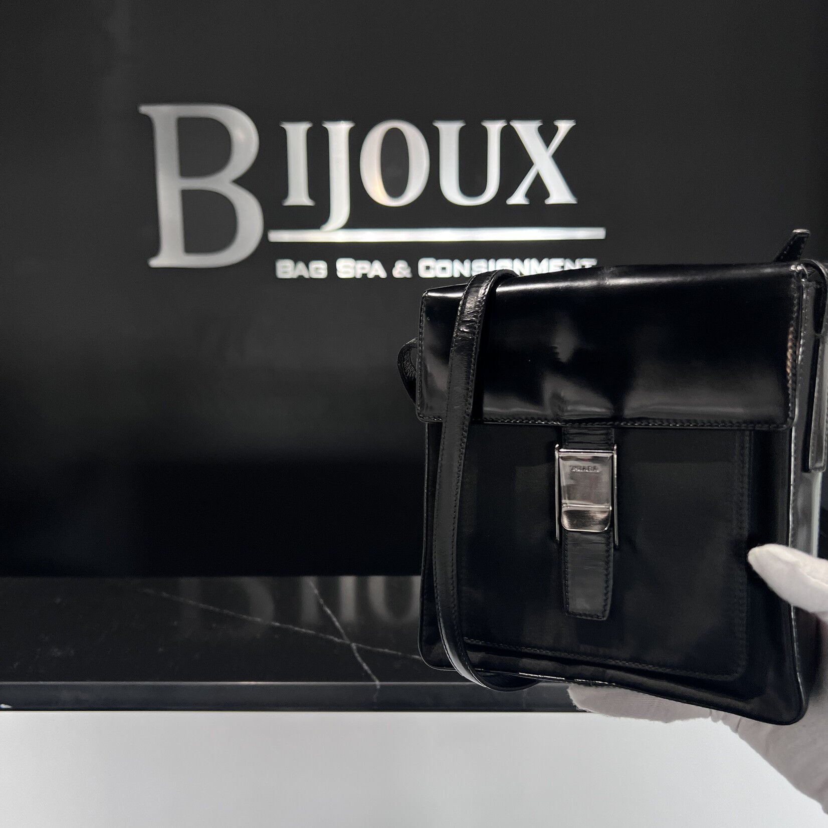 Prada SOLD - Prada Nylon Black Shoulder Bag