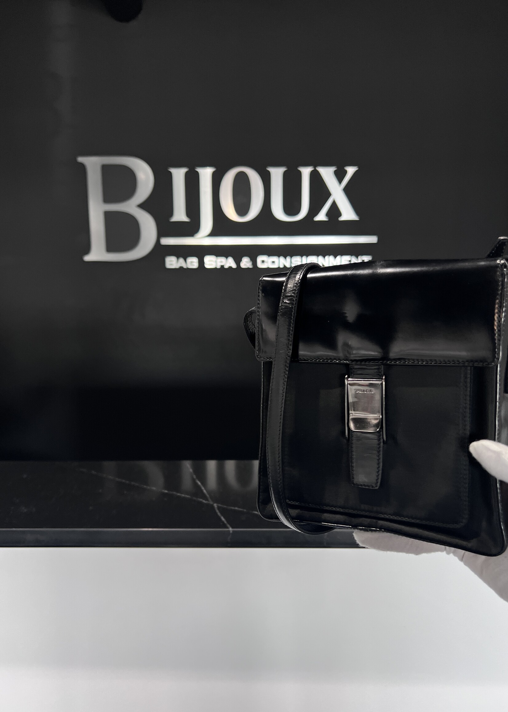 Prada SOLD - Prada Nylon Black Shoulder Bag