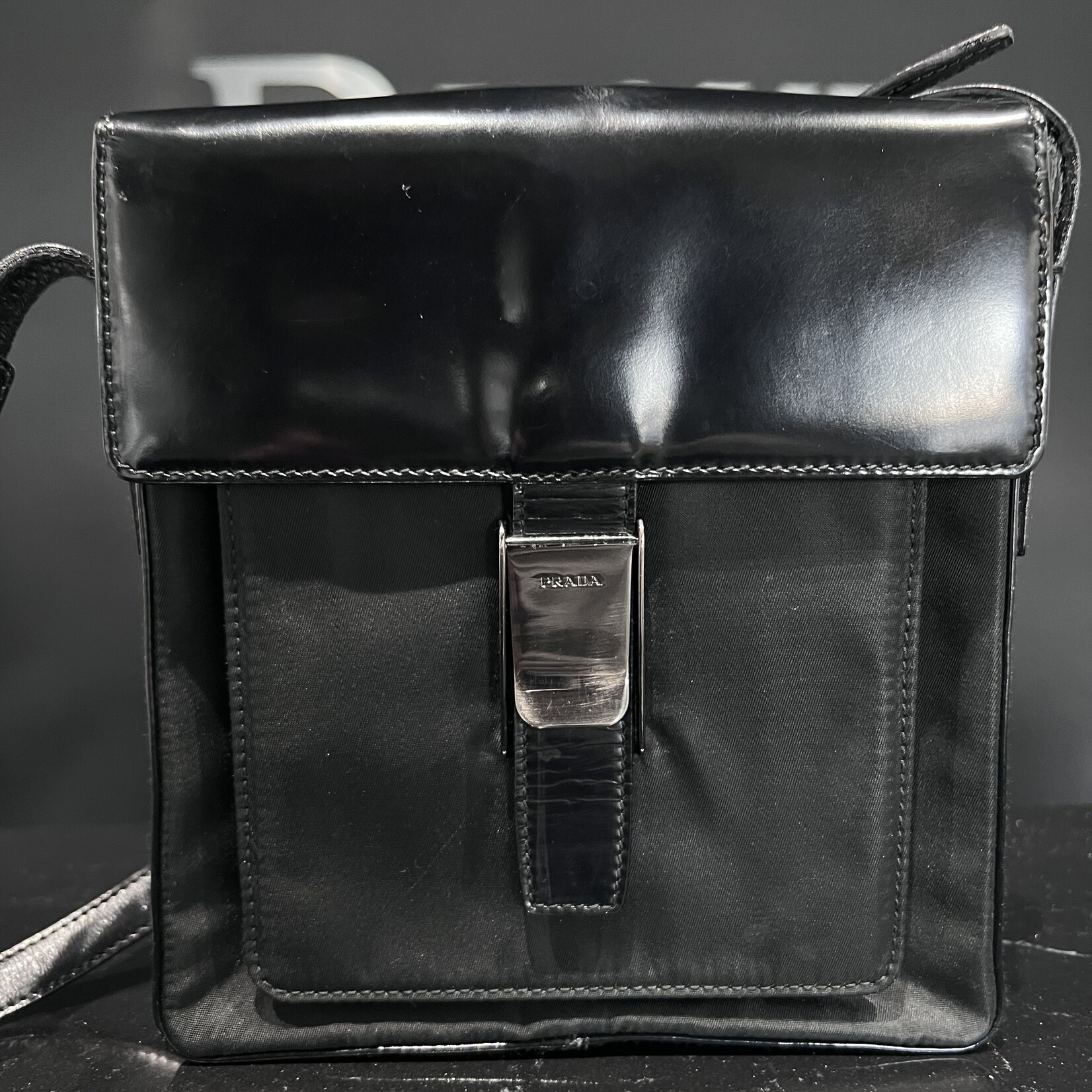 Prada SOLD - Prada Nylon Black Shoulder Bag