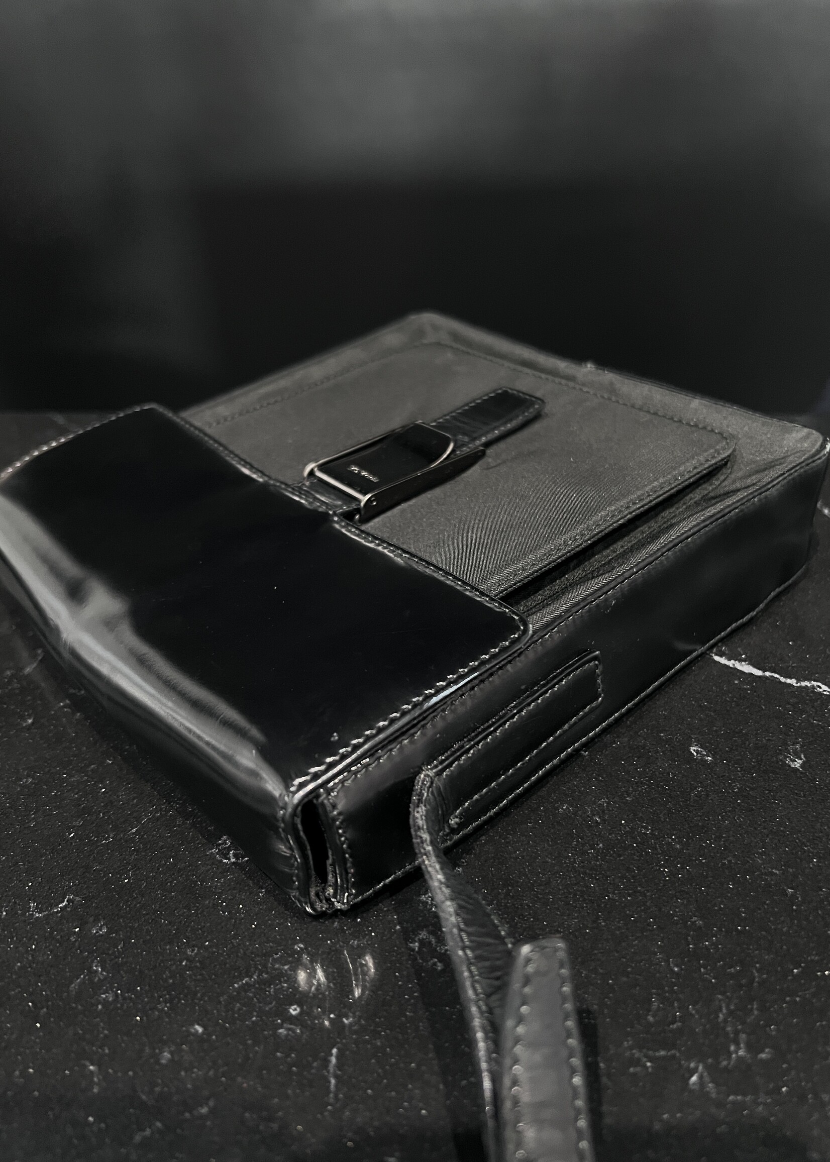 Prada SOLD - Prada Nylon Black Shoulder Bag