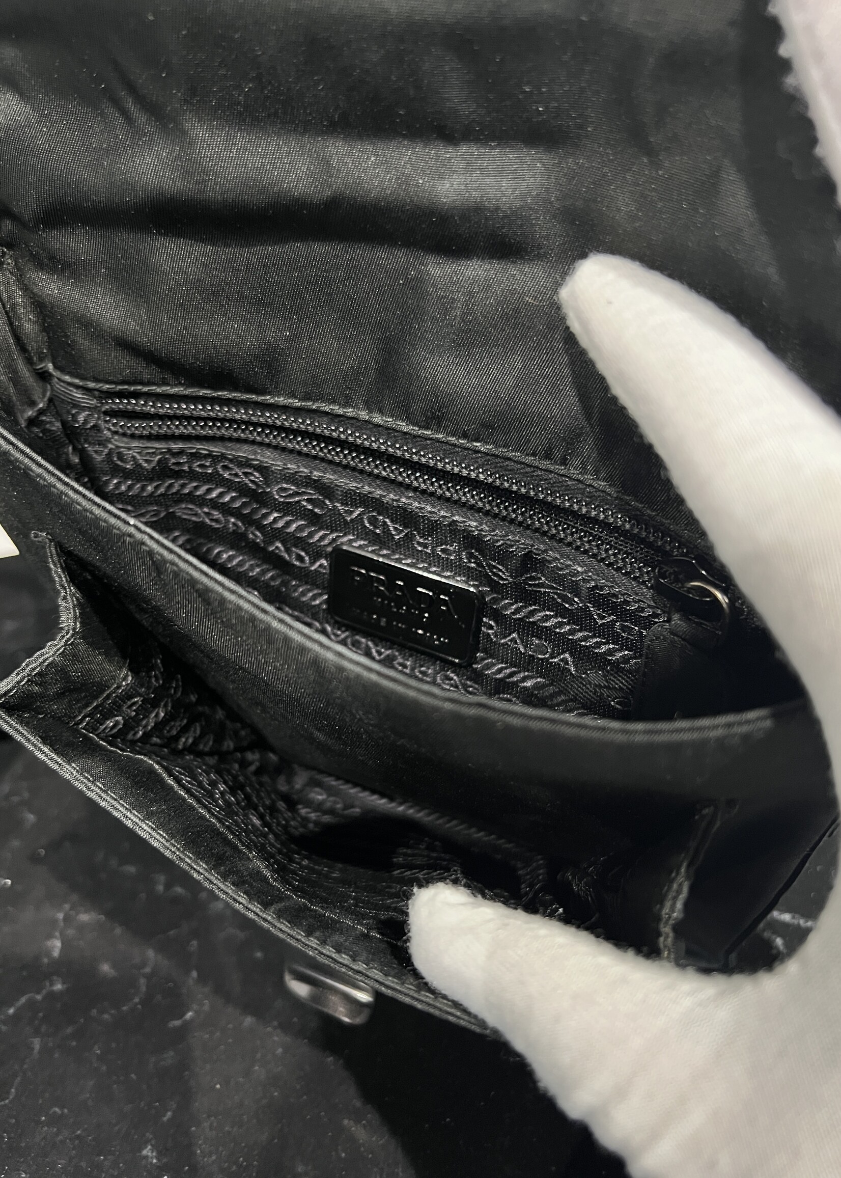 Prada SOLD - Prada Nylon Black Shoulder Bag