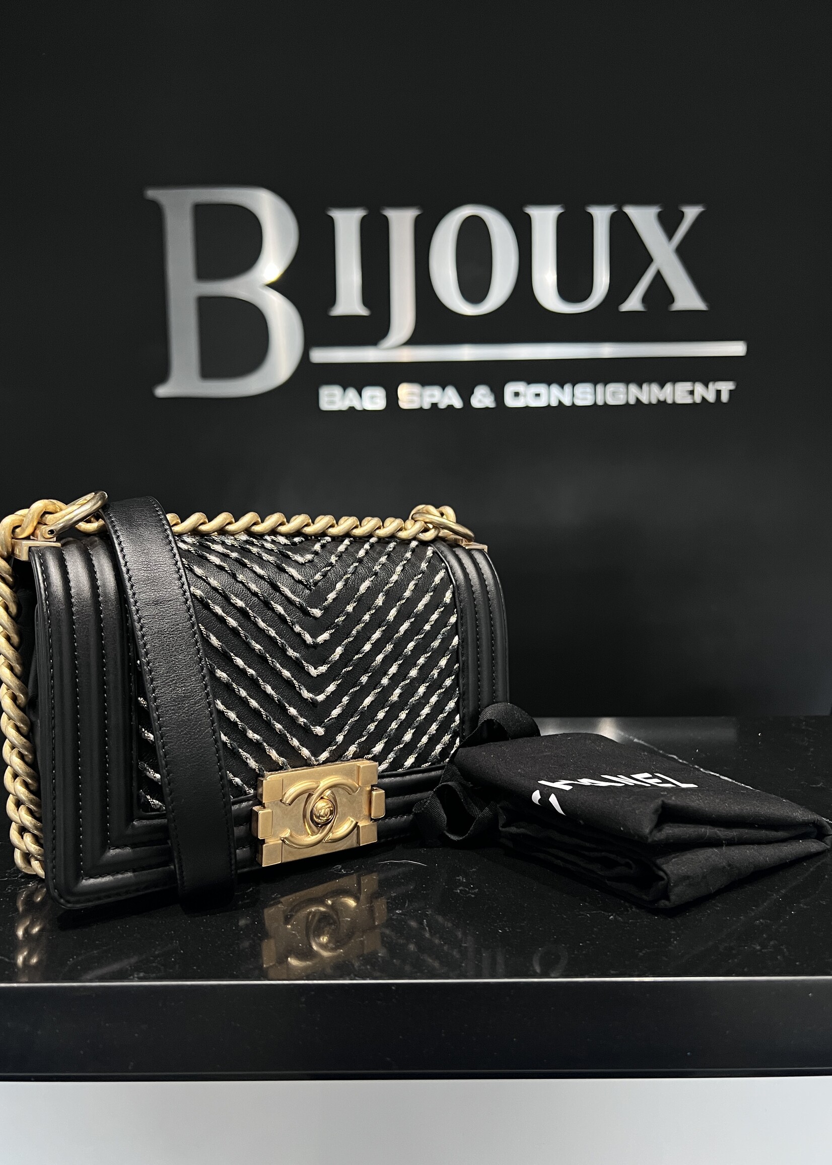 Chanel SOLD- Chanel Small Boy By The Sea Flap