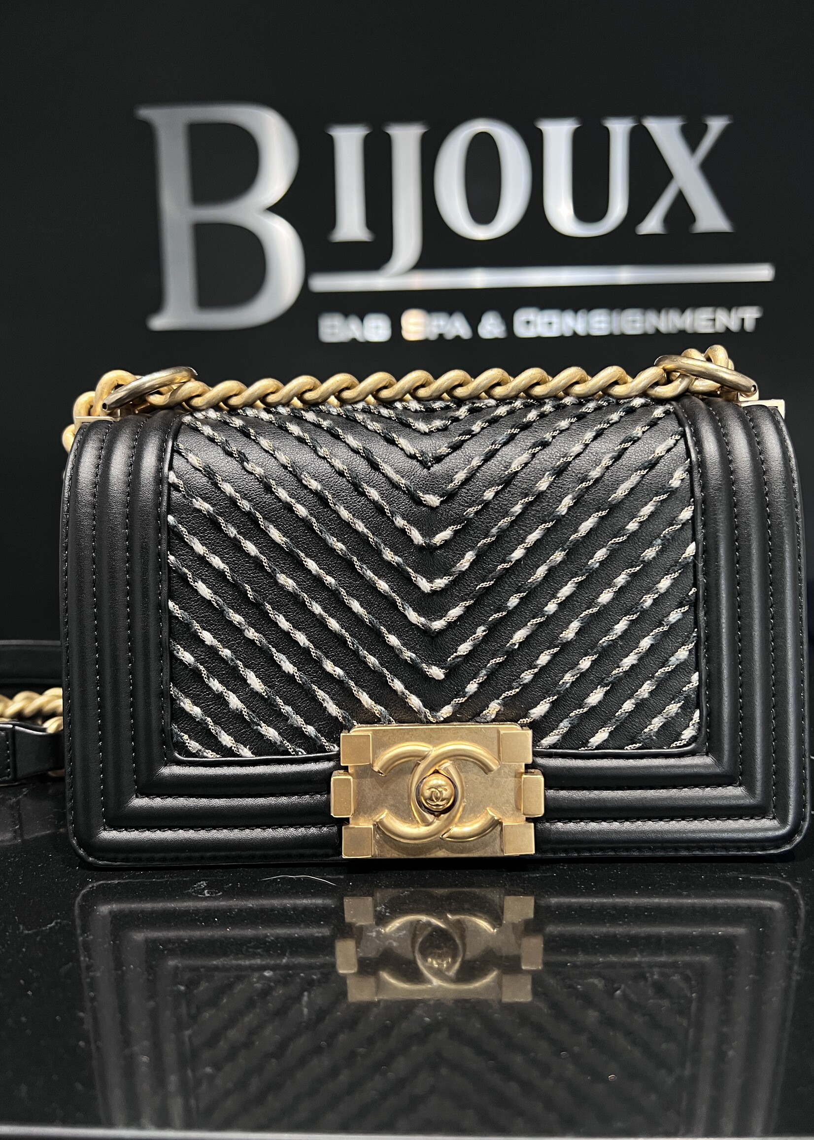 Chanel SOLD- Chanel Small Boy By The Sea Flap