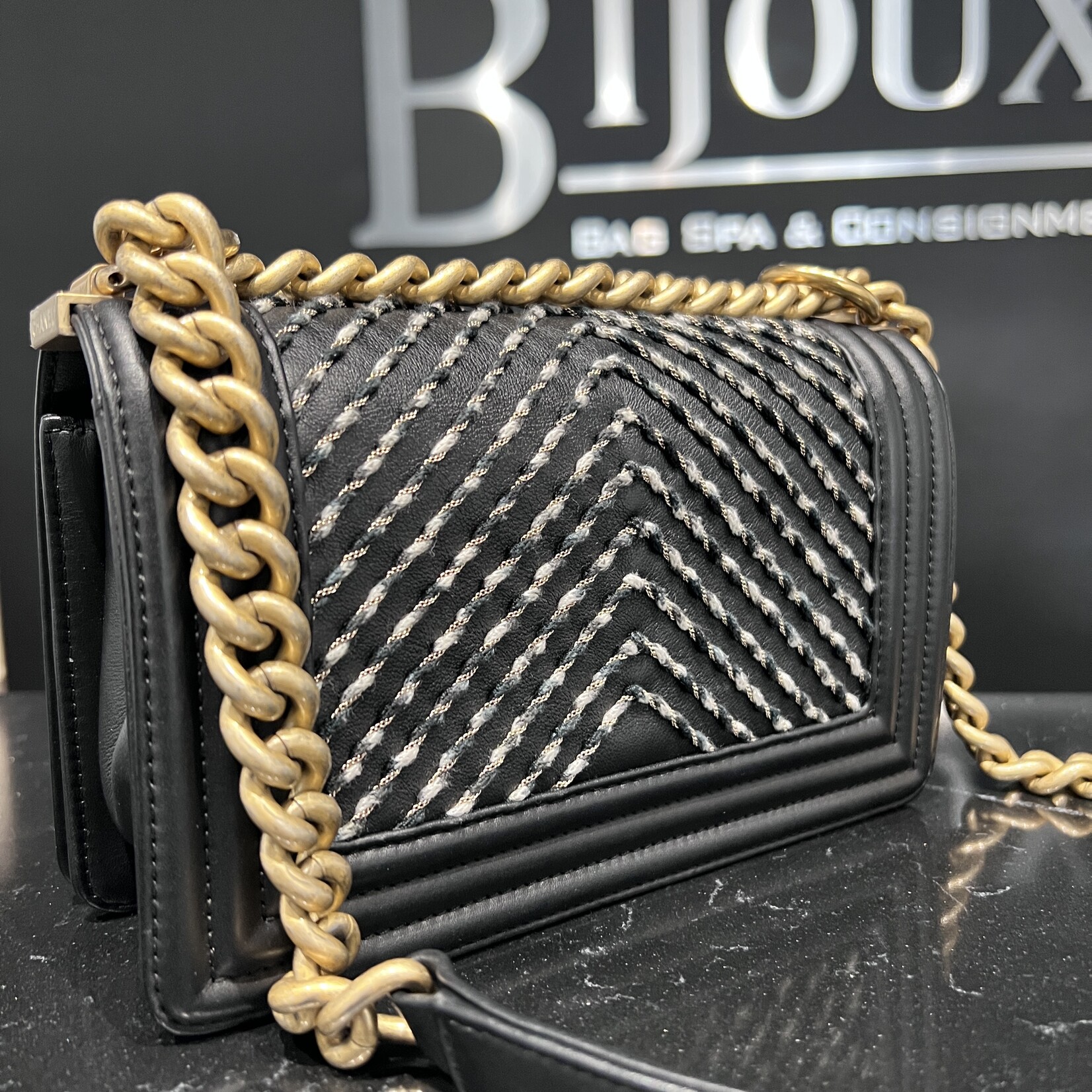 Chanel SOLD- Chanel Small Boy By The Sea Flap