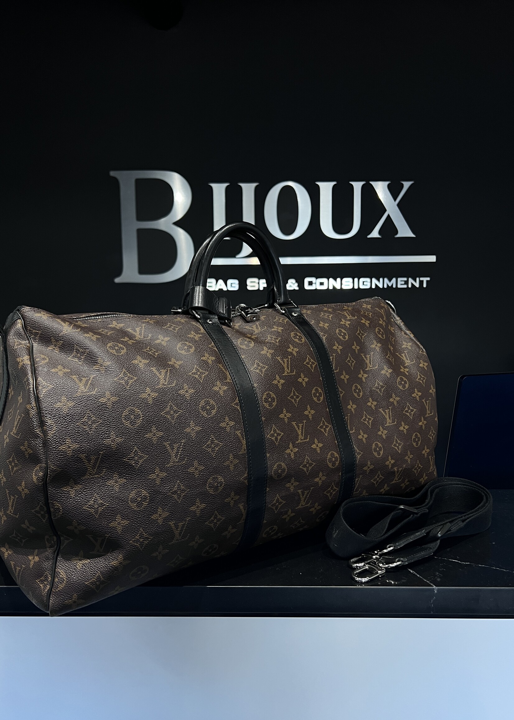 Louis Vuitton SOLD - Louis Vuitton Keepall 55 Monogram Macassar