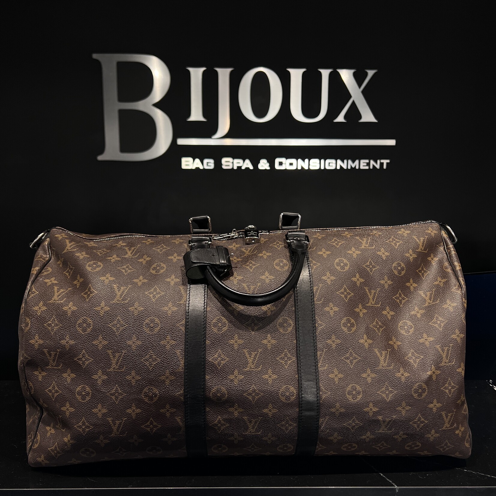 Louis Vuitton SOLD - Louis Vuitton Keepall 55 Monogram Macassar