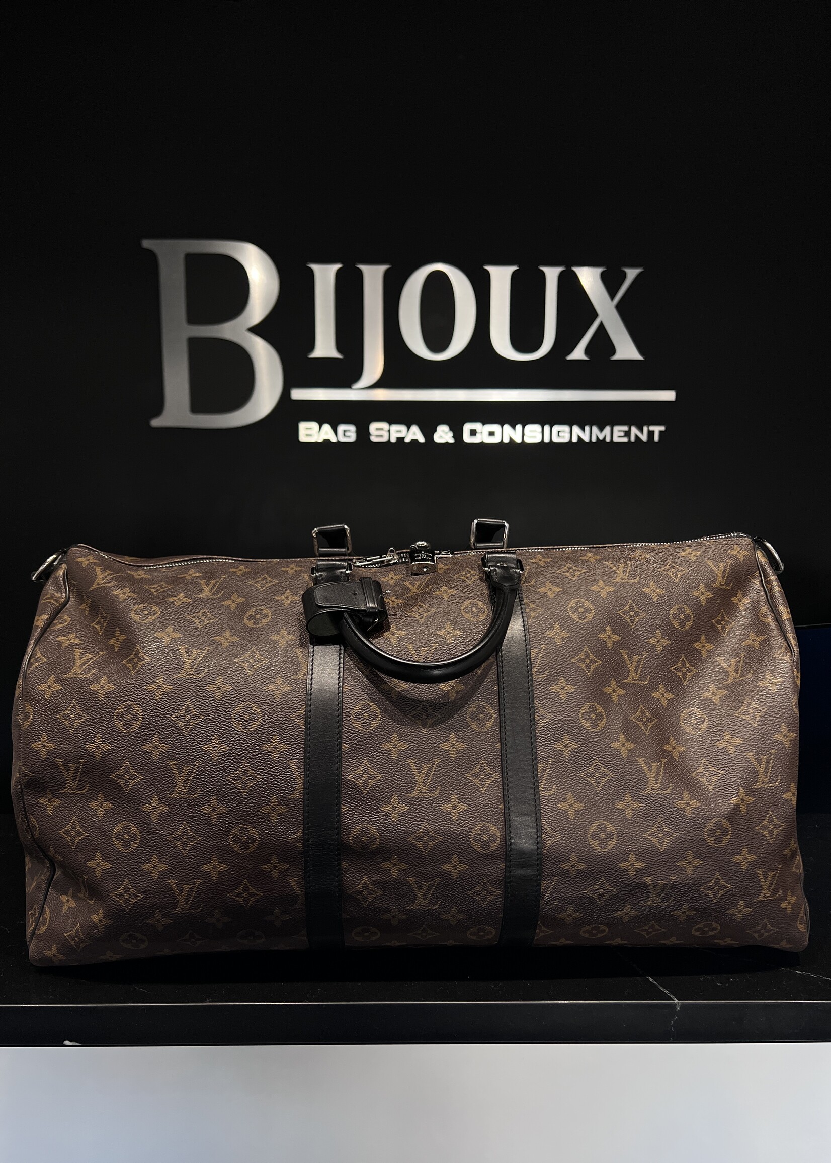 Louis Vuitton SOLD - Louis Vuitton Keepall 55 Monogram Macassar