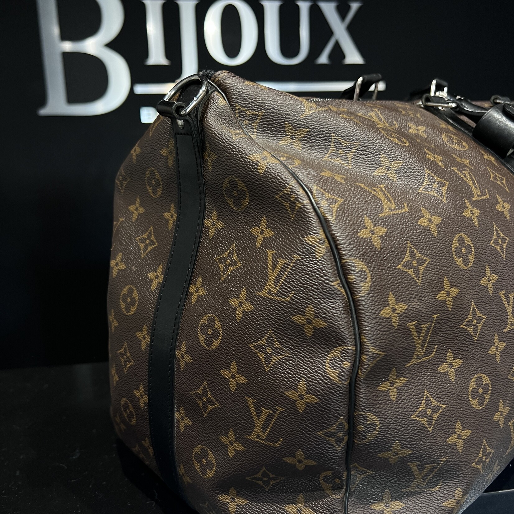 Louis Vuitton SOLD - Louis Vuitton Keepall 55 Monogram Macassar