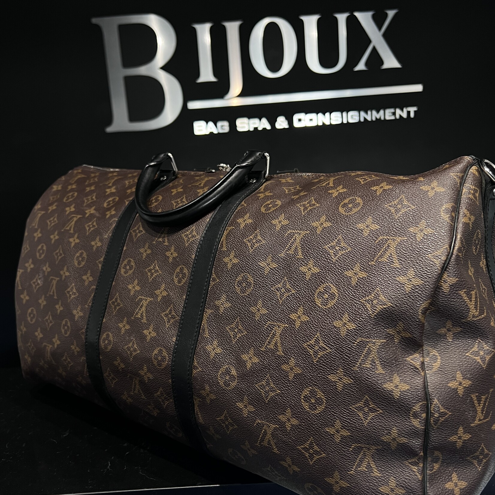 Louis Vuitton SOLD - Louis Vuitton Keepall 55 Monogram Macassar