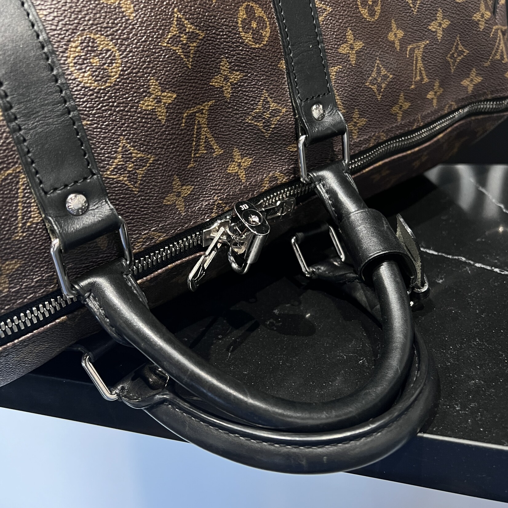 Louis Vuitton SOLD - Louis Vuitton Keepall 55 Monogram Macassar