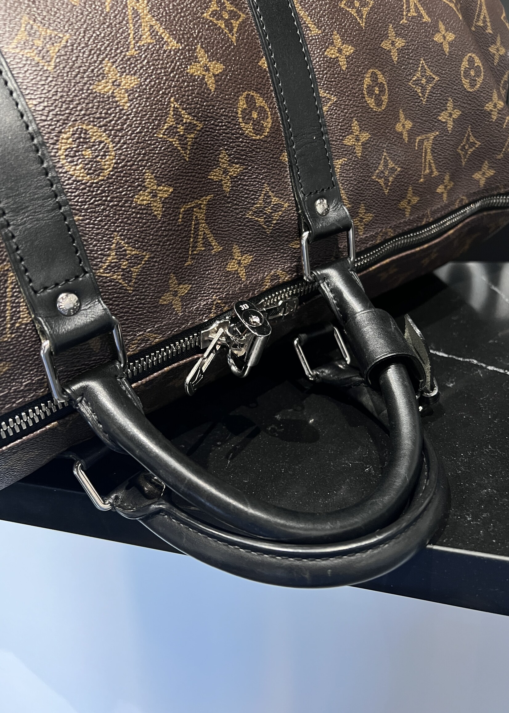 Louis Vuitton SOLD - Louis Vuitton Keepall 55 Monogram Macassar
