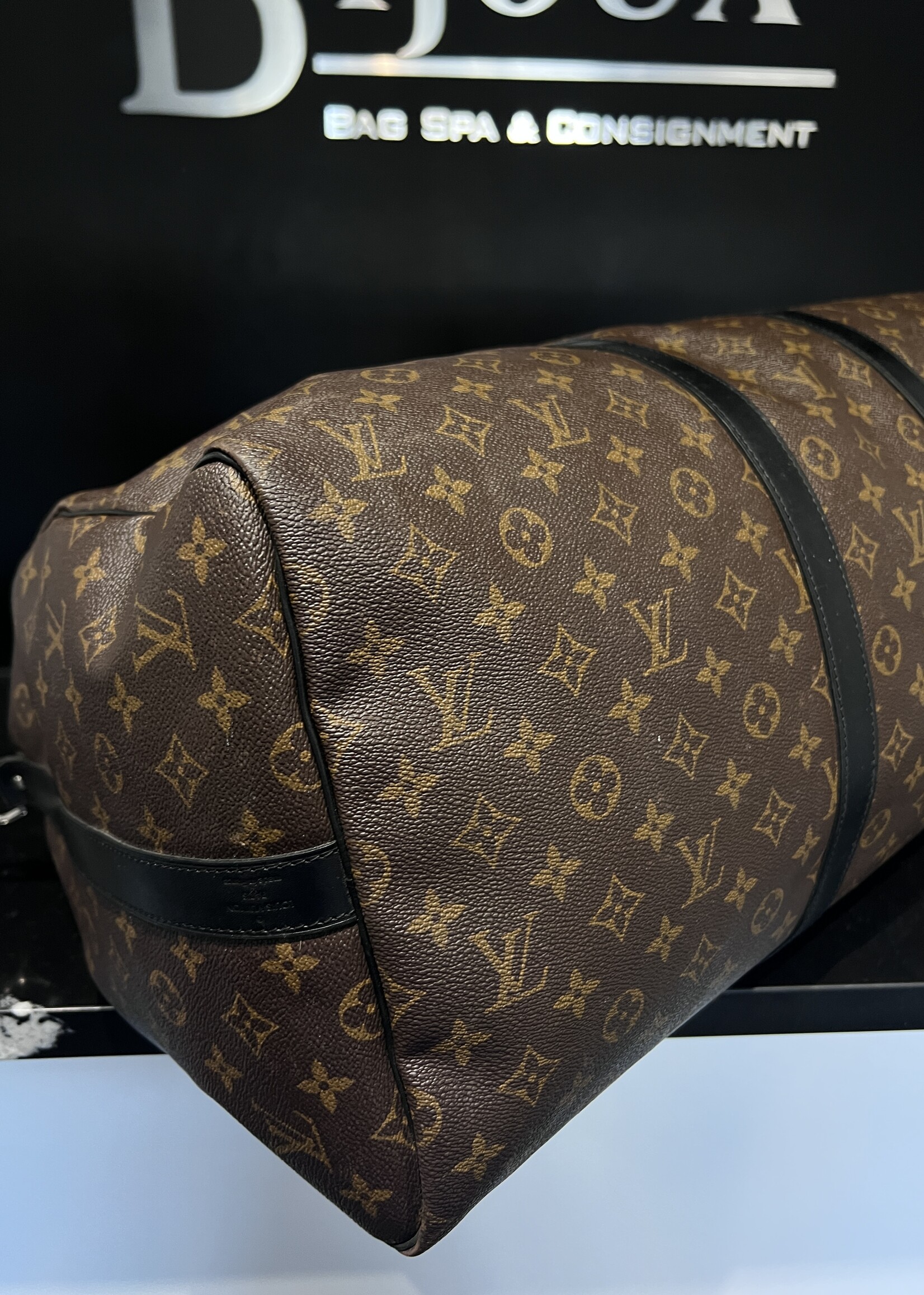 Louis Vuitton SOLD - Louis Vuitton Keepall 55 Monogram Macassar