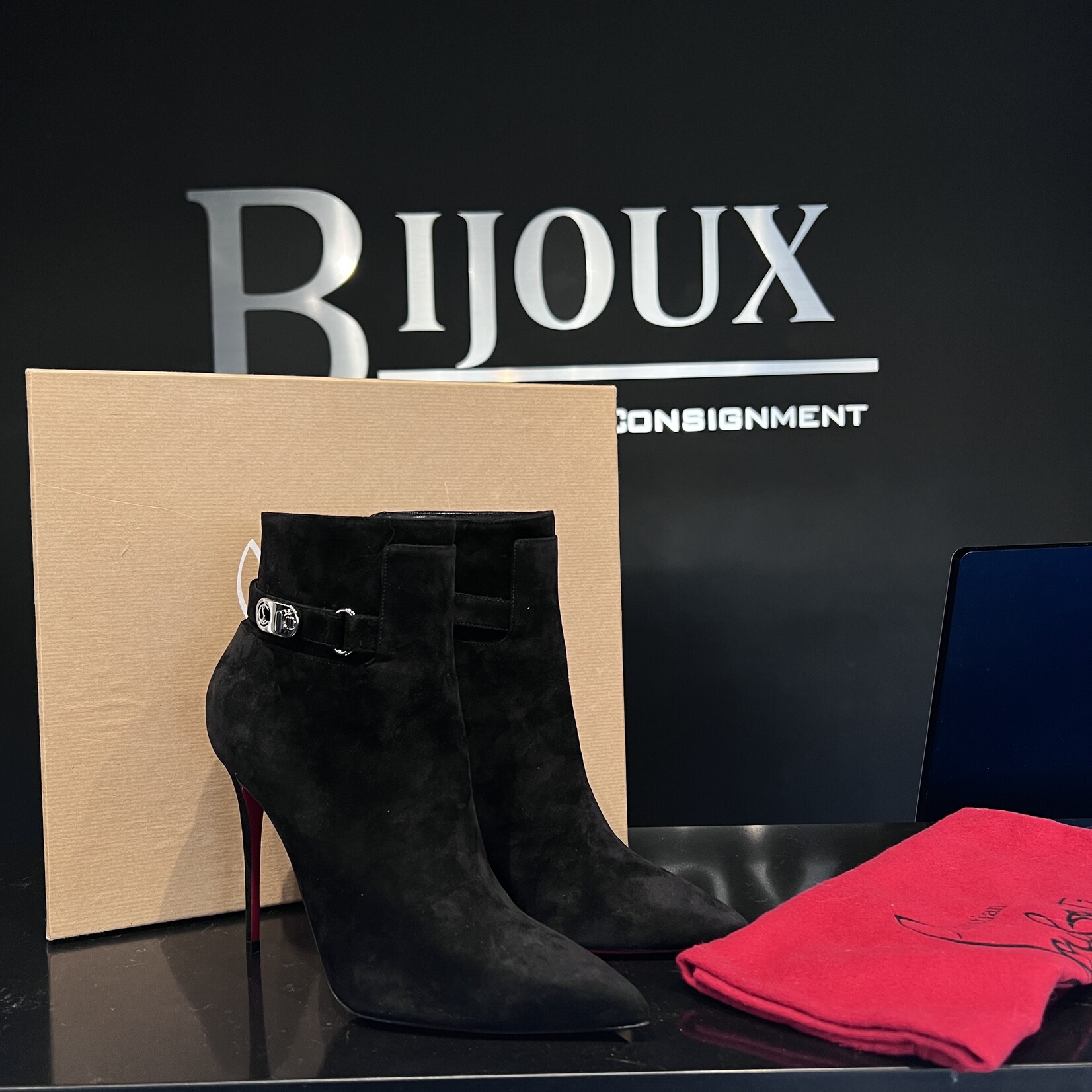 Christian Louboutin SOLD - Christian Louboutin Lock So Kate Booties