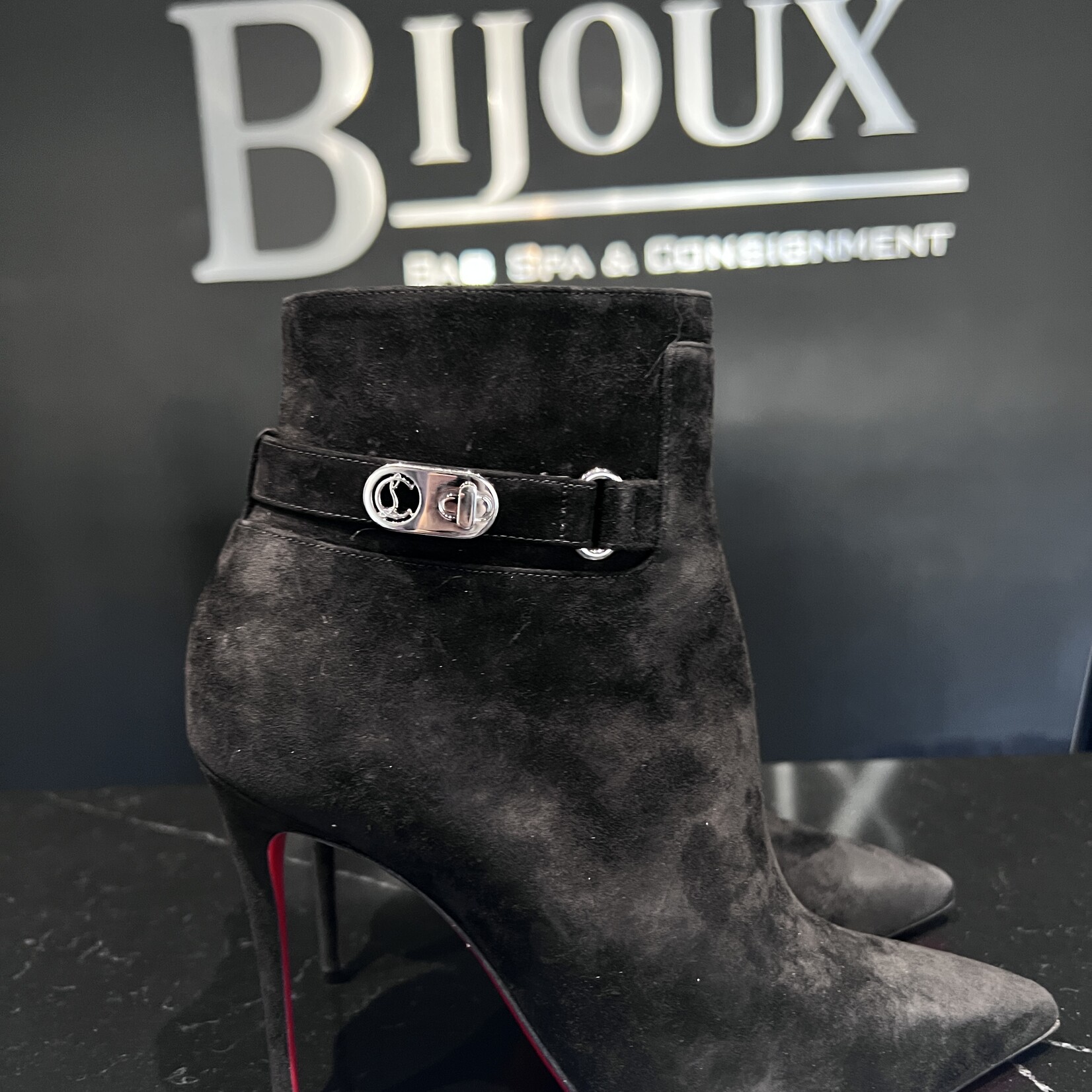 Christian Louboutin SOLD - Christian Louboutin Lock So Kate Booties