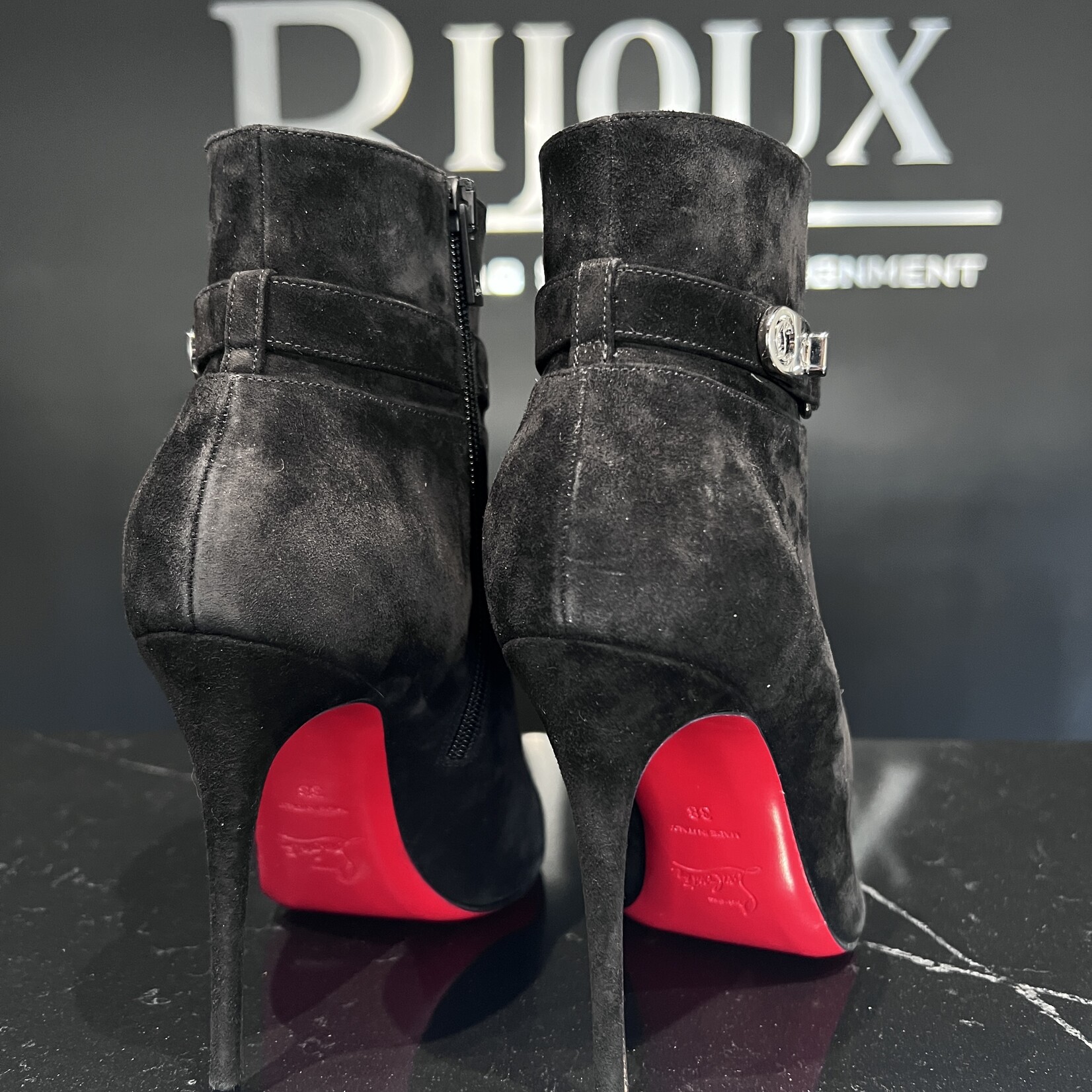 Christian Louboutin SOLD - Christian Louboutin Lock So Kate Booties
