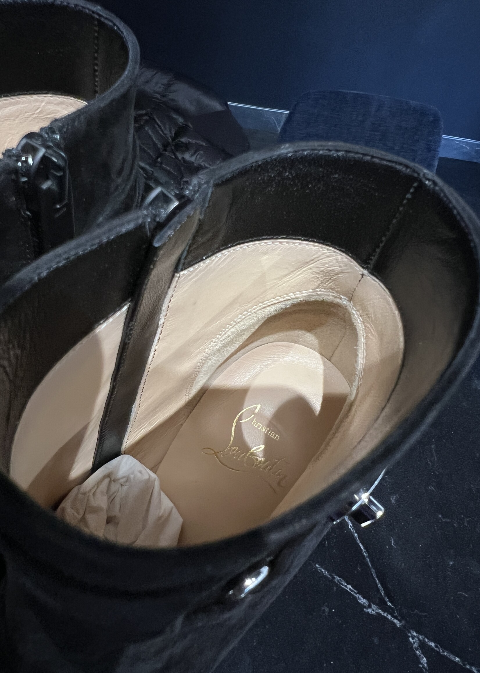 Christian Louboutin SOLD - Christian Louboutin Lock So Kate Booties