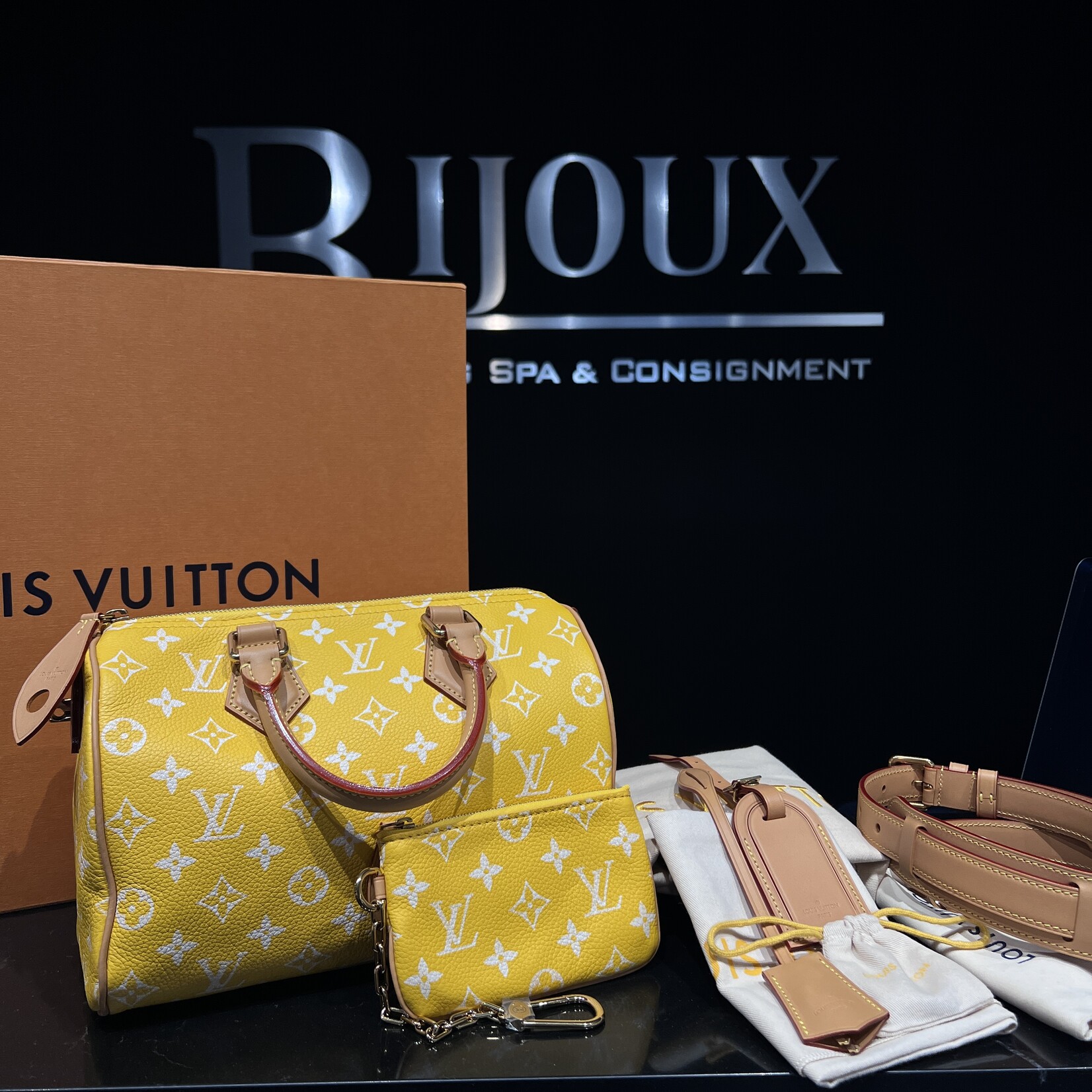Louis Vuitton Louis Vuitton 25 Bandouliere P9 Jaune Mat