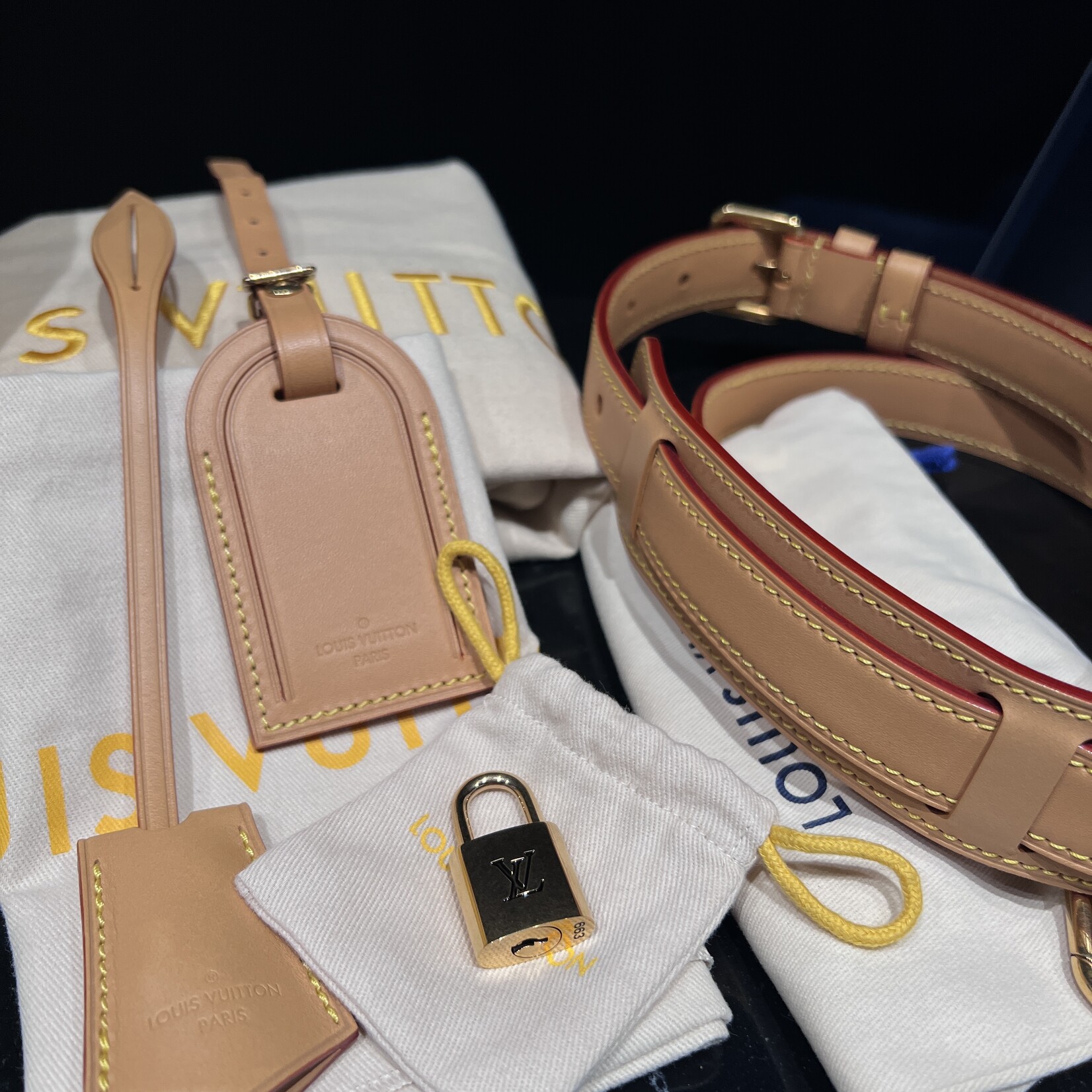Louis Vuitton Louis Vuitton 25 Bandouliere P9 Jaune Mat