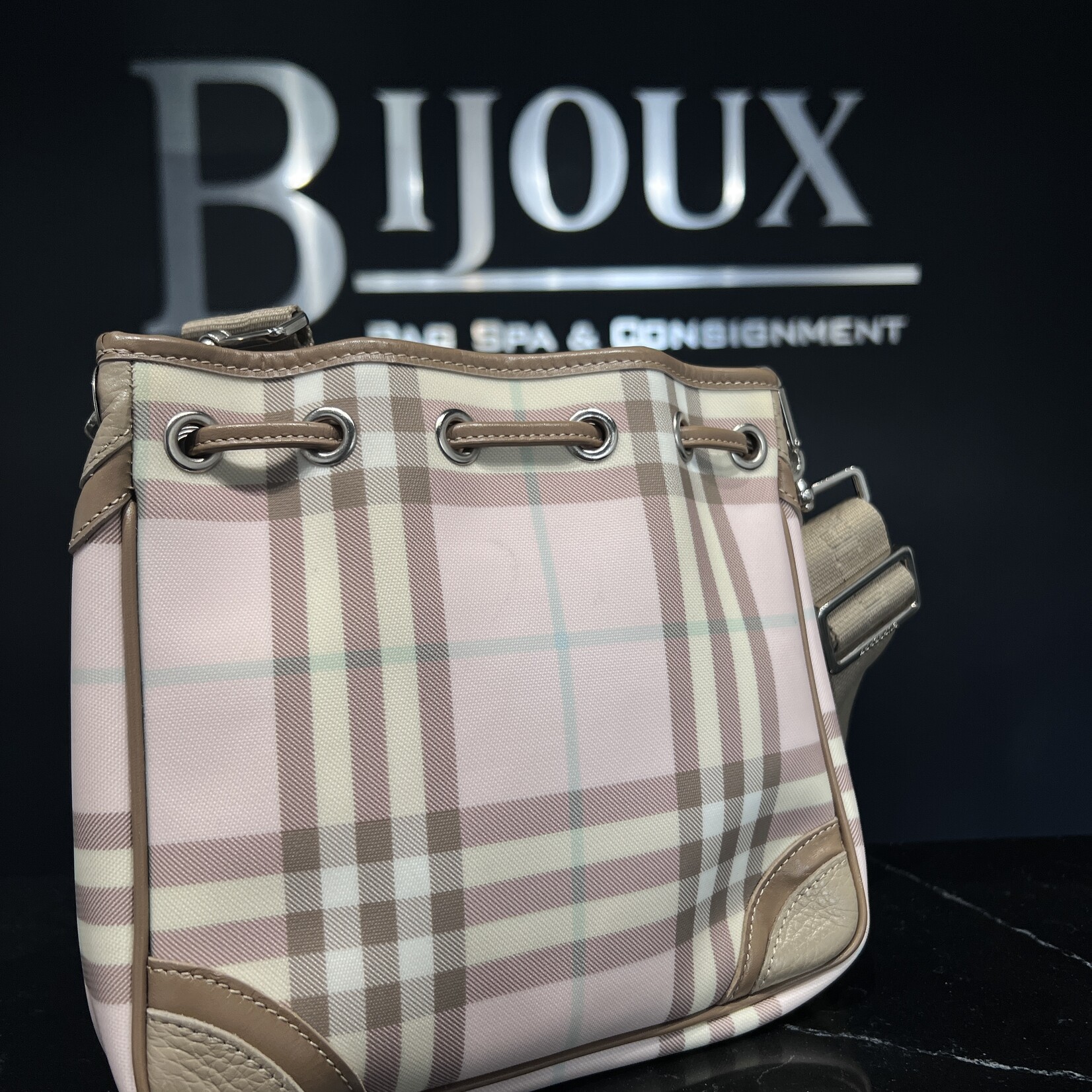 Burberry SOLD- Burberry Candy Check Crossbody