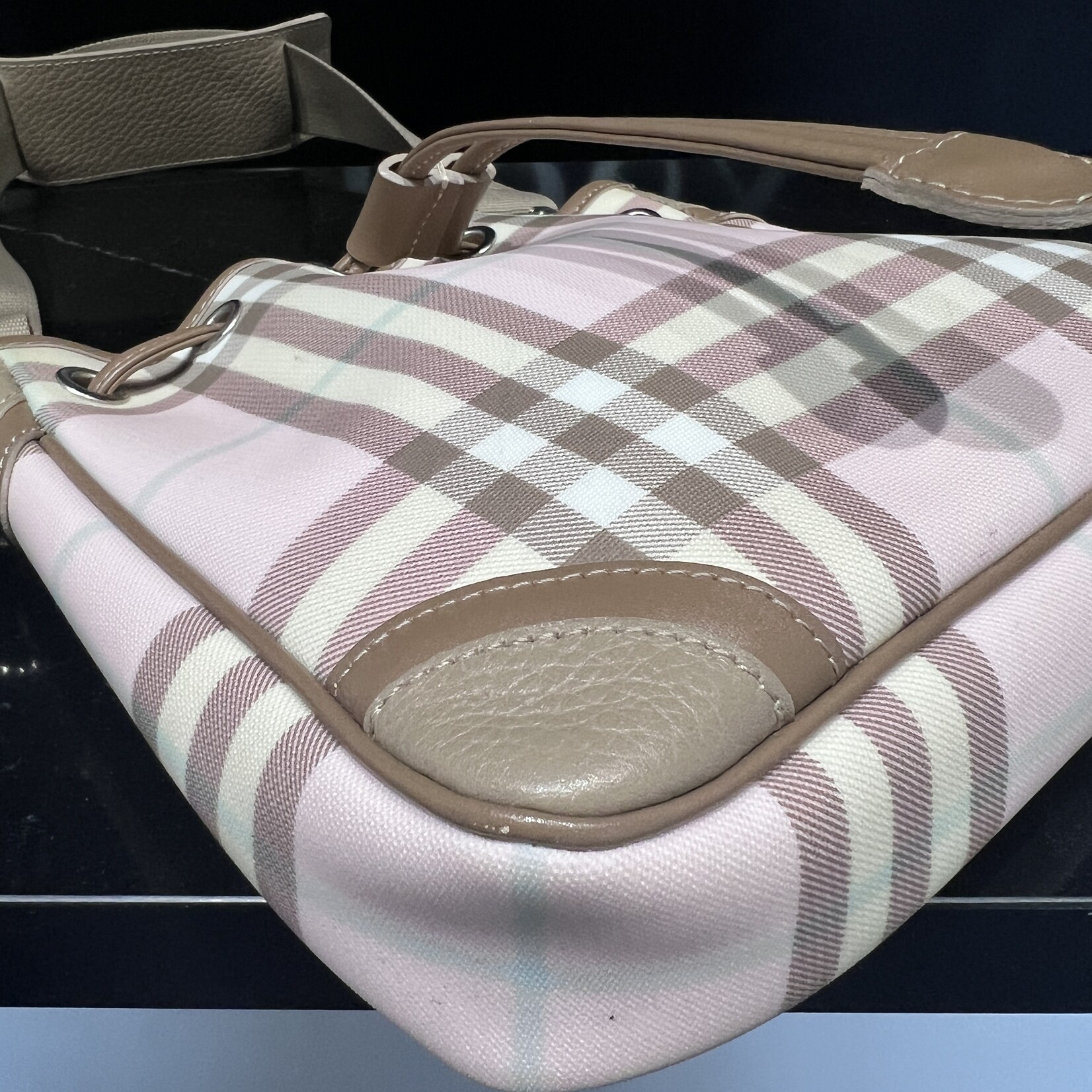 Burberry SOLD- Burberry Candy Check Crossbody