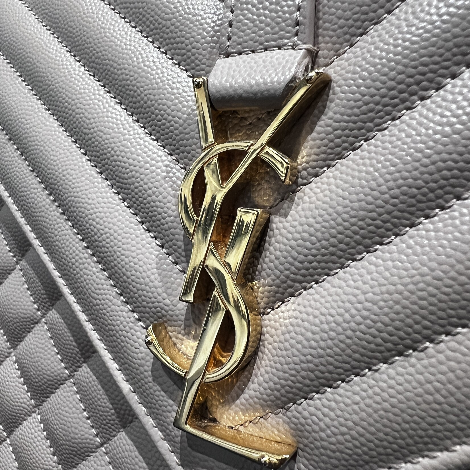 Saint Laurent Saint Laurent Large Nude Flap Bag