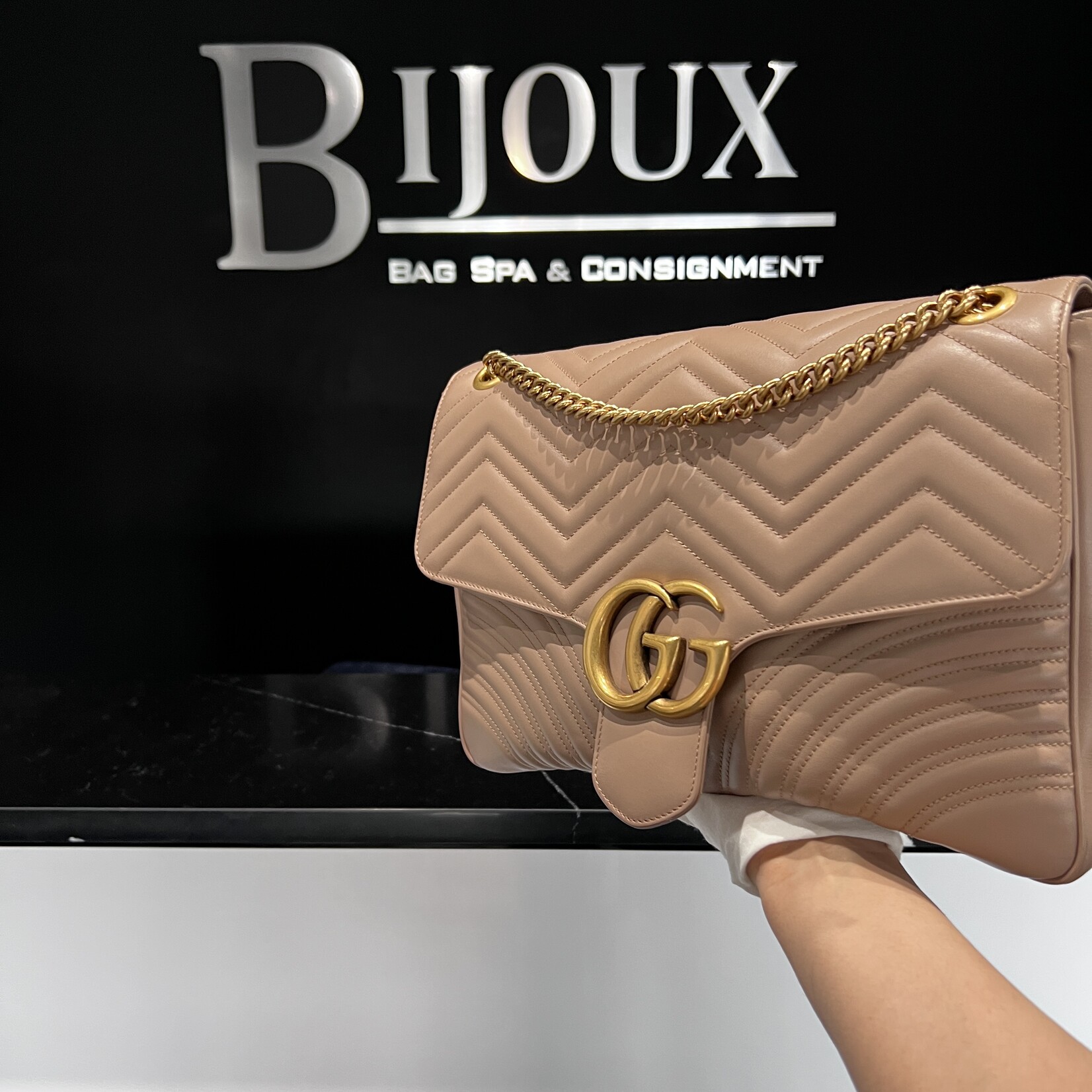 Gucci SOLD - Gucci Large Marmont Flap Bag