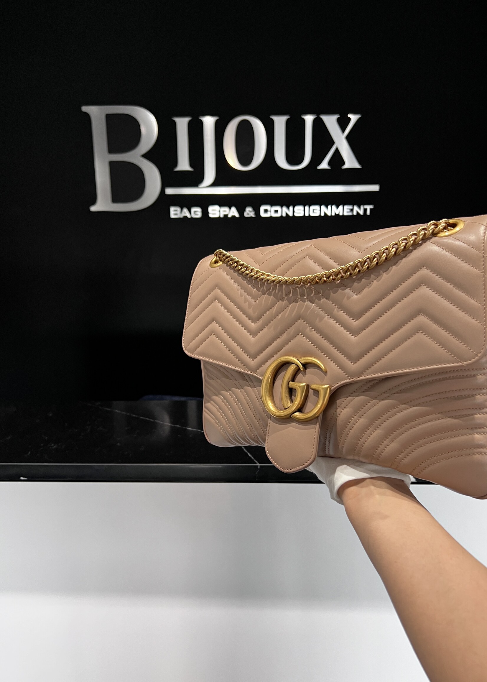 Gucci SOLD - Gucci Large Marmont Flap Bag