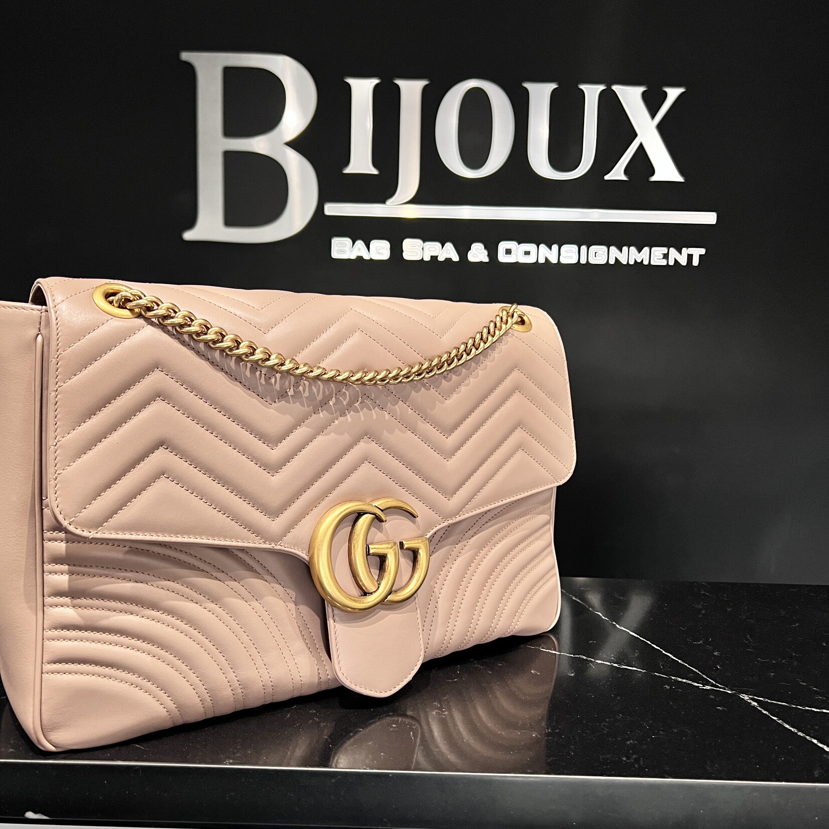 Gucci SOLD - Gucci Large Marmont Flap Bag