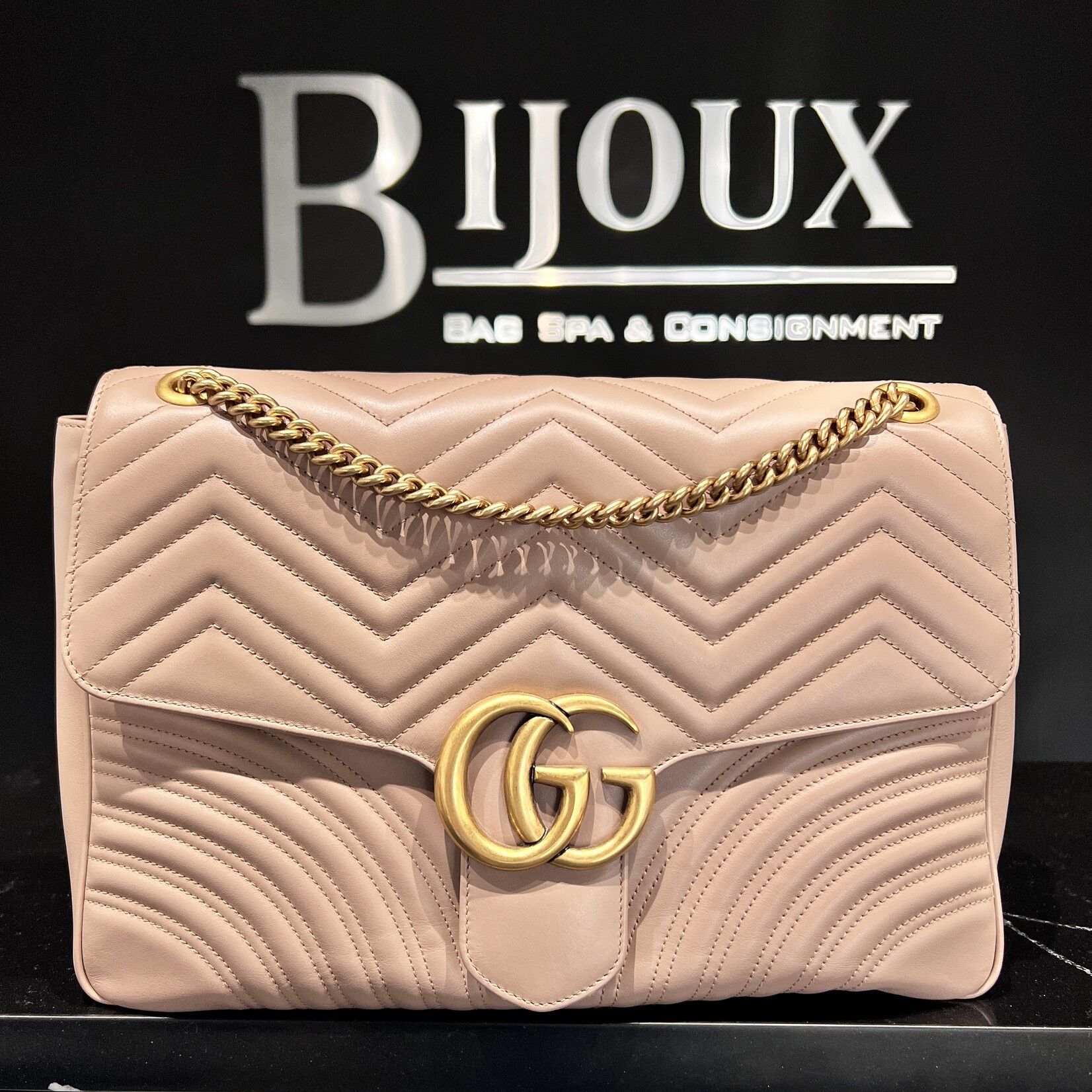 Gucci SOLD - Gucci Large Marmont Flap Bag
