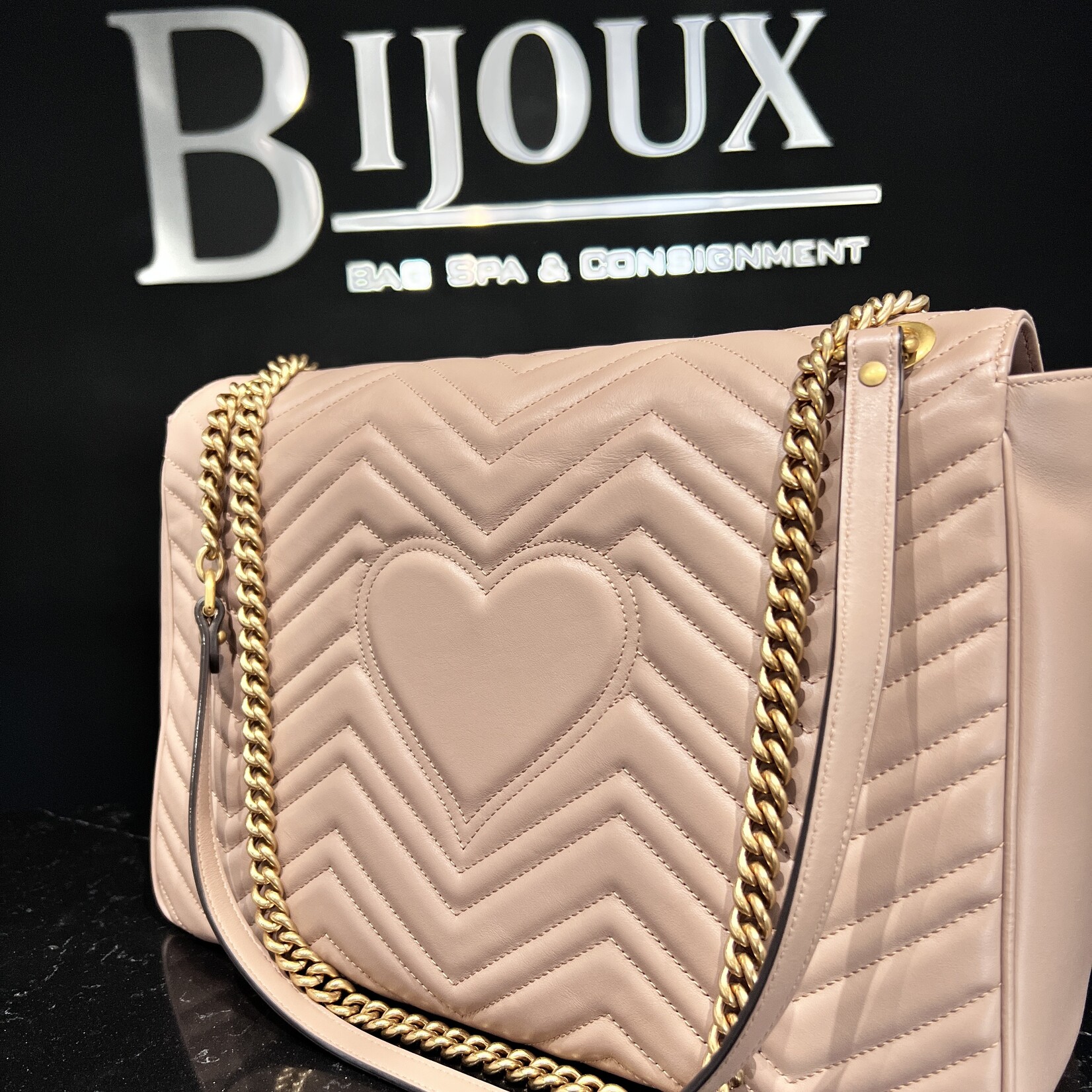 Gucci SOLD - Gucci Large Marmont Flap Bag