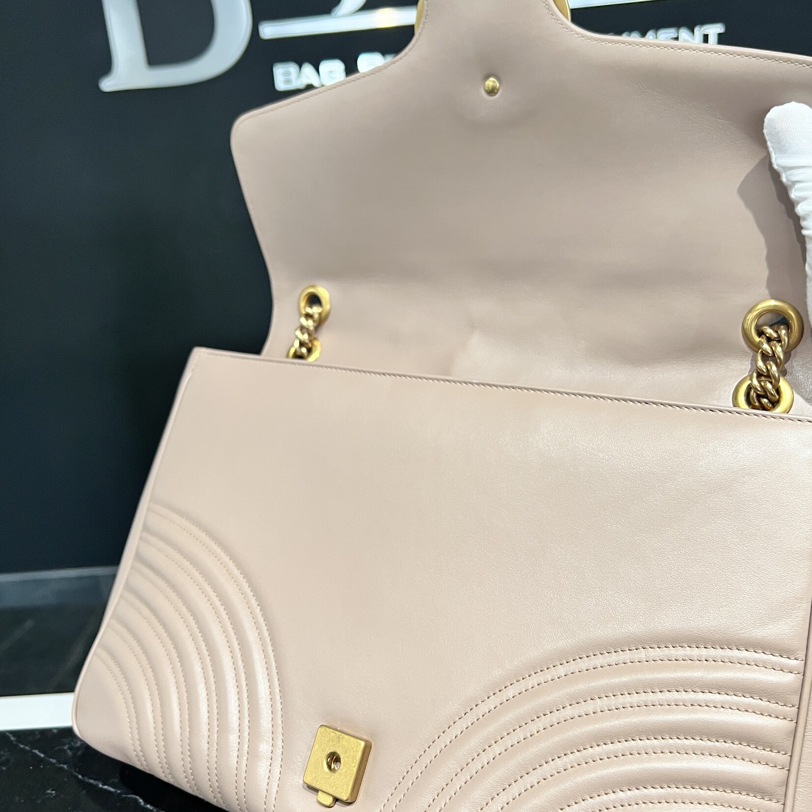 Gucci SOLD - Gucci Large Marmont Flap Bag