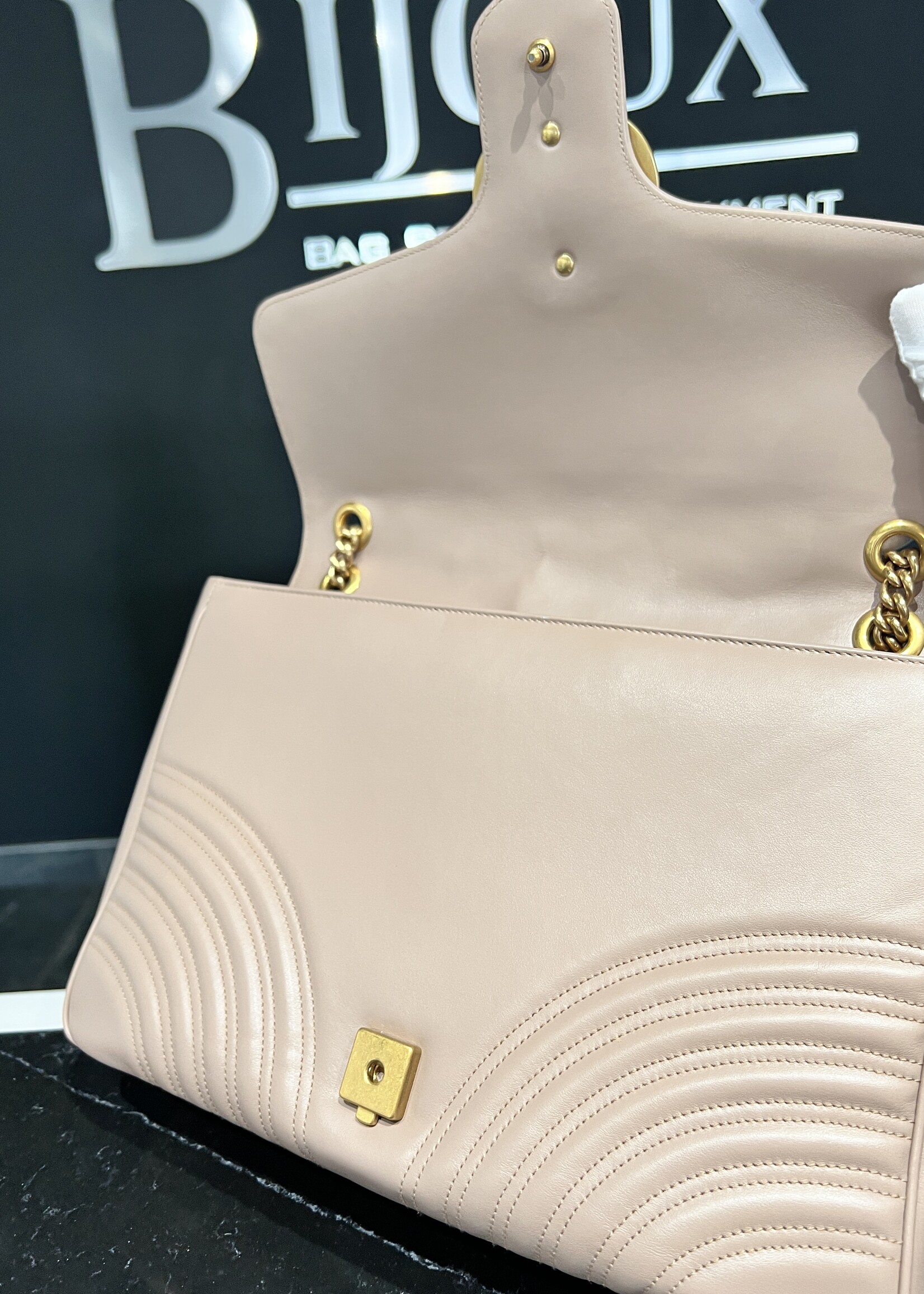 Gucci SOLD - Gucci Large Marmont Flap Bag