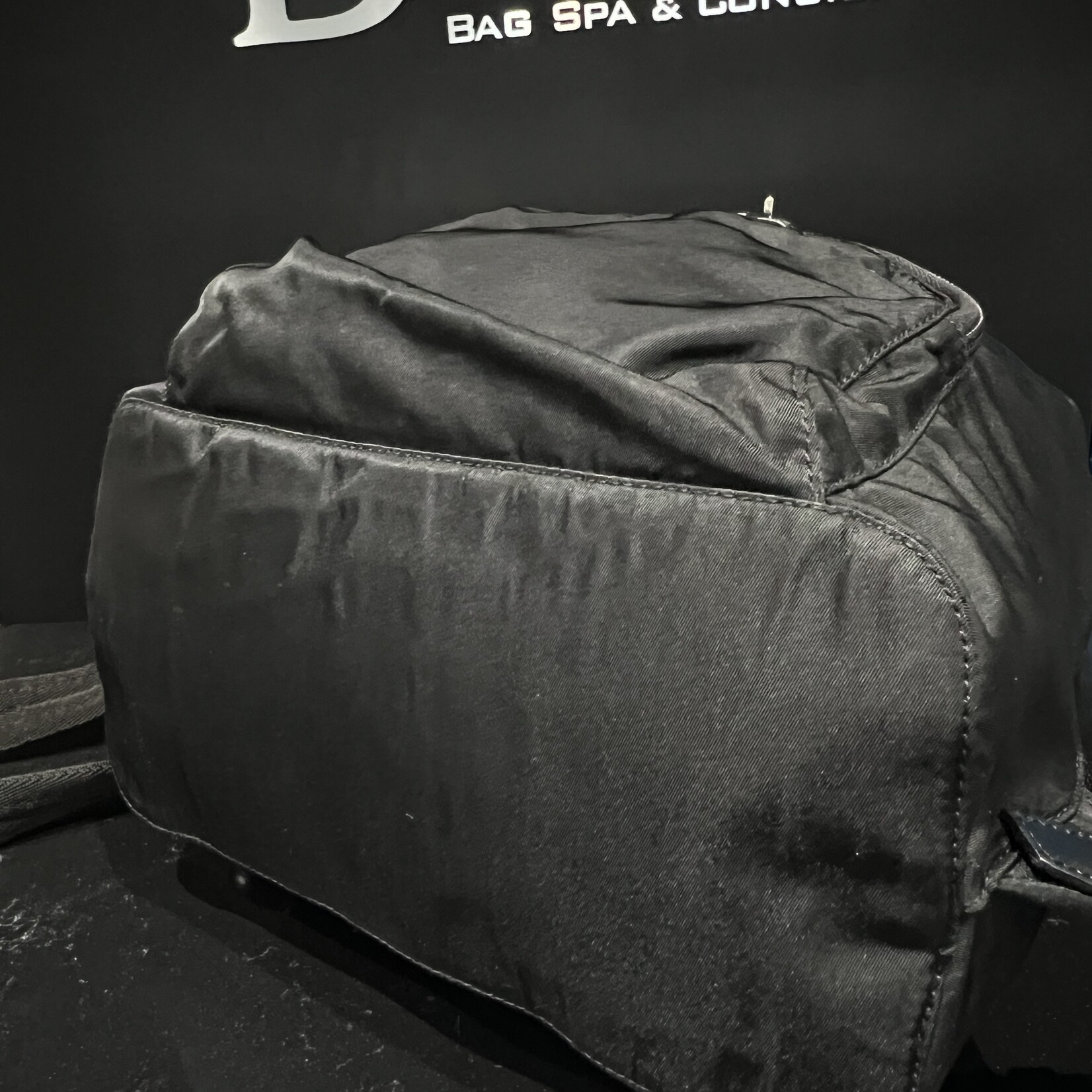 Prada SOLD- Prada Black Vela Nylon Backpack