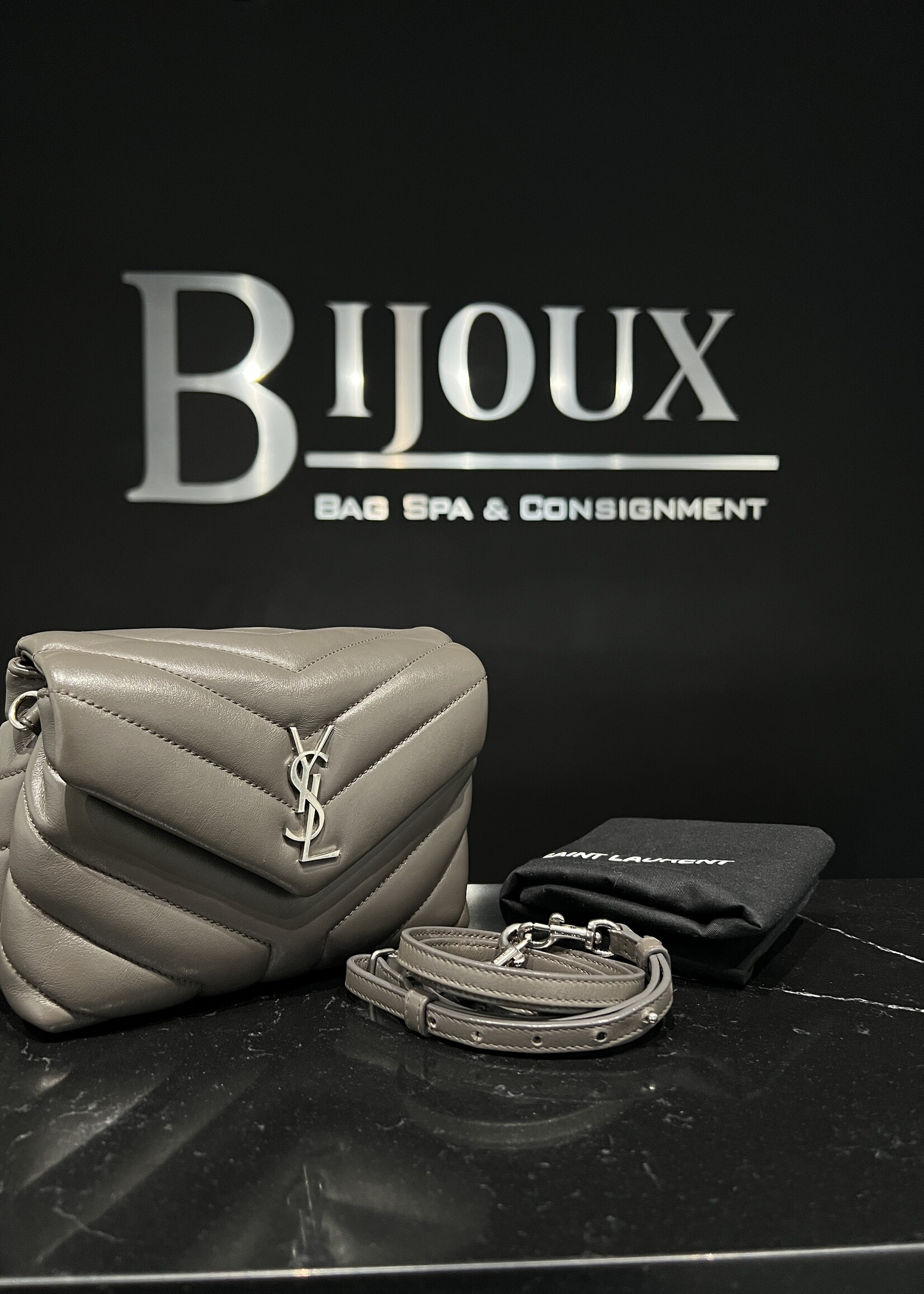 Saint Laurent SOLD - Saint Laurent Grey LouLou Toy