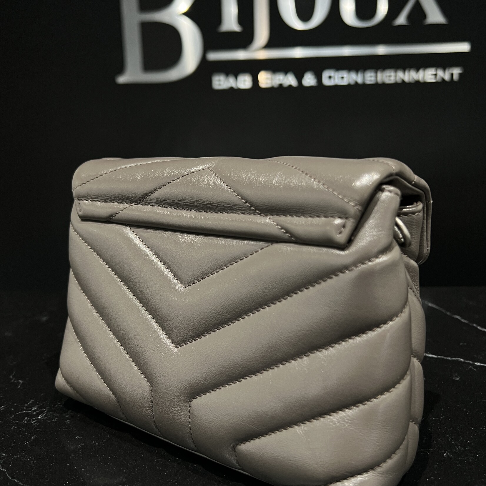 Saint Laurent SOLD - Saint Laurent Grey LouLou Toy