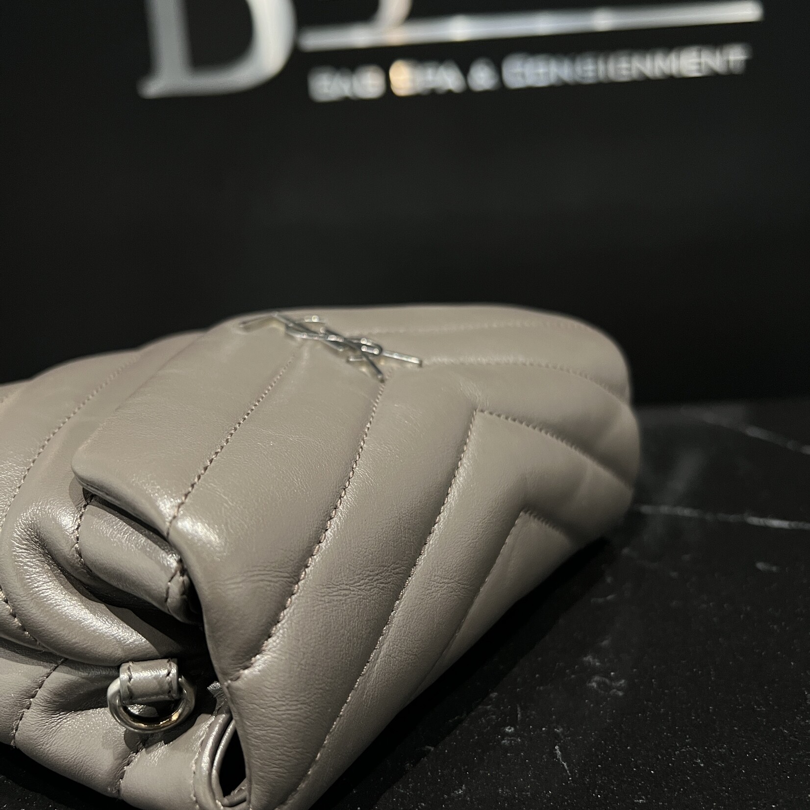 Saint Laurent SOLD - Saint Laurent Grey LouLou Toy