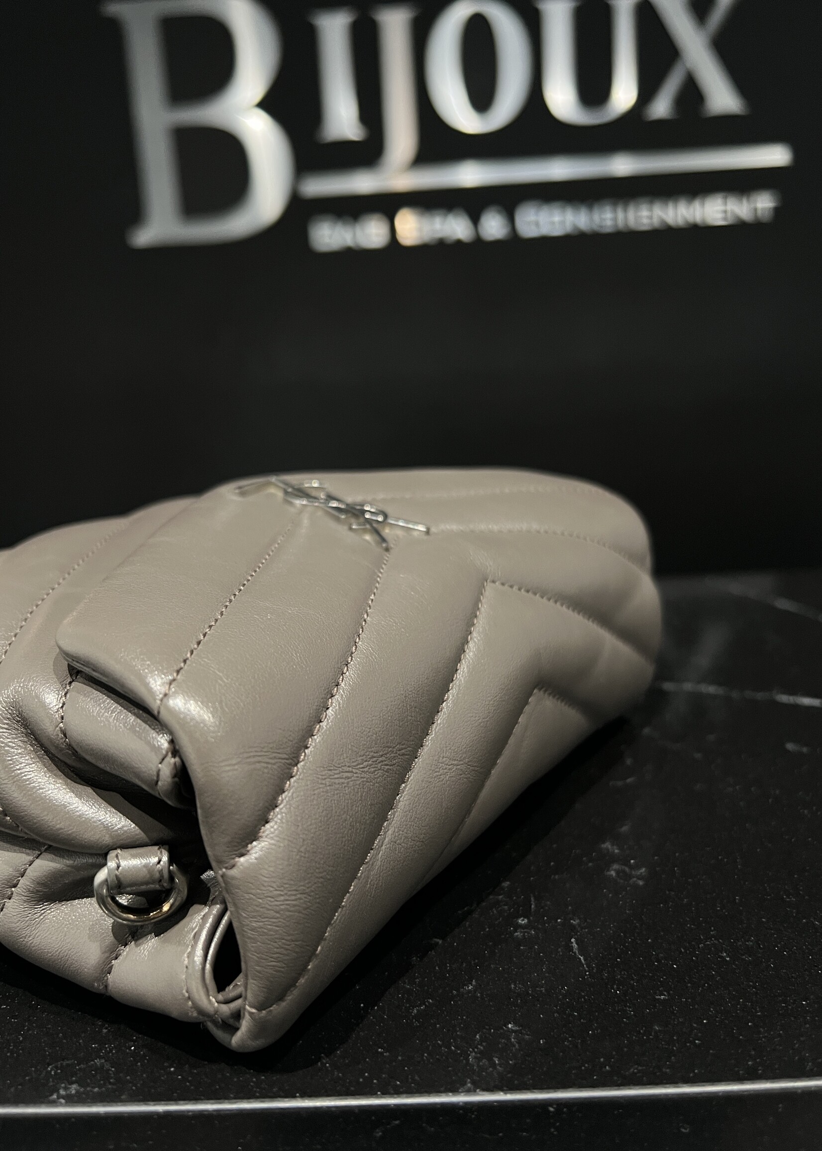 Saint Laurent SOLD - Saint Laurent Grey LouLou Toy