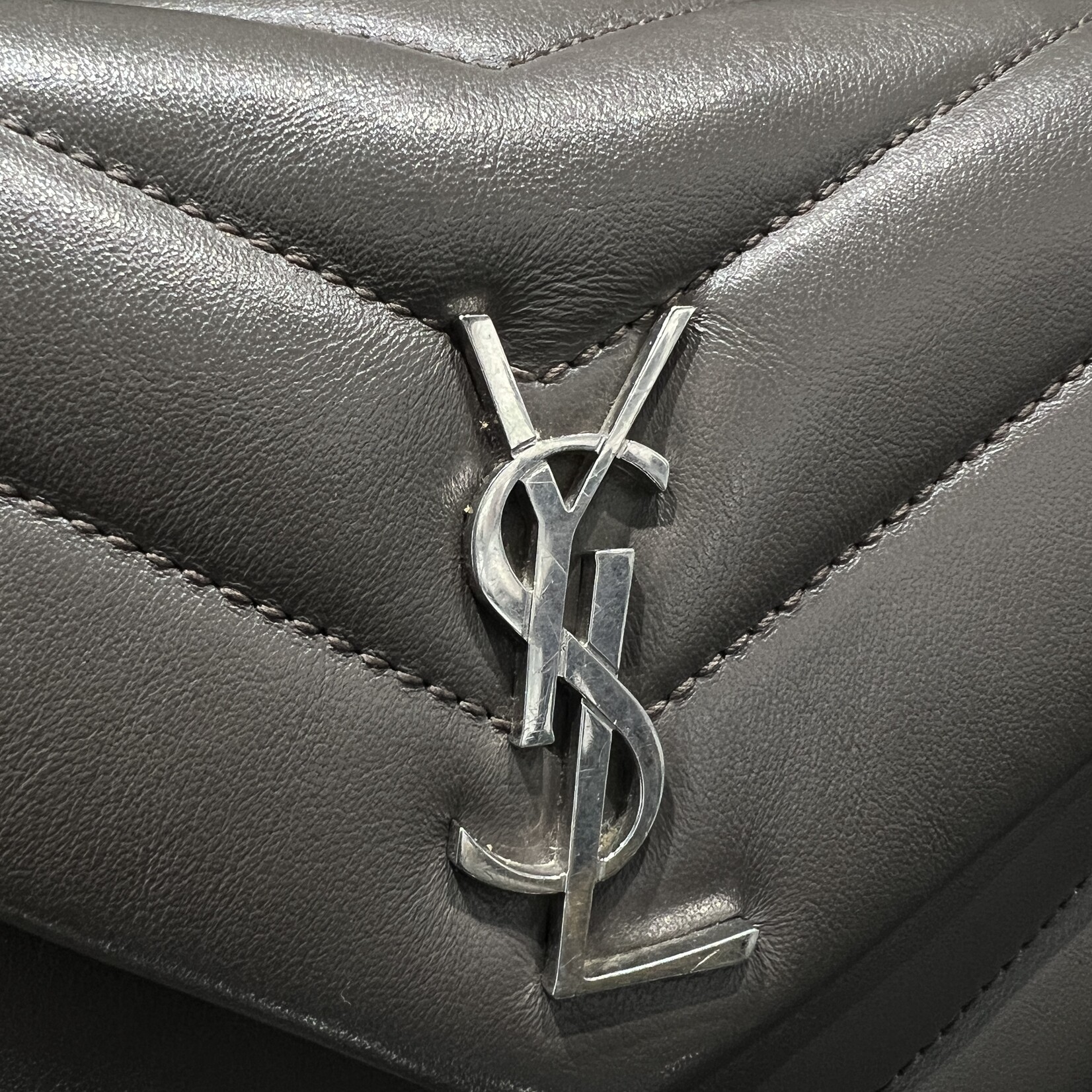 Saint Laurent SOLD - Saint Laurent Grey LouLou Toy