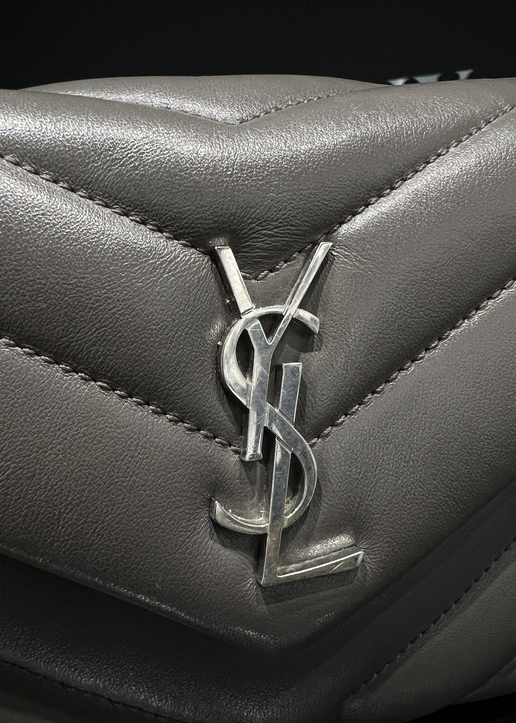 Saint Laurent SOLD - Saint Laurent Grey LouLou Toy