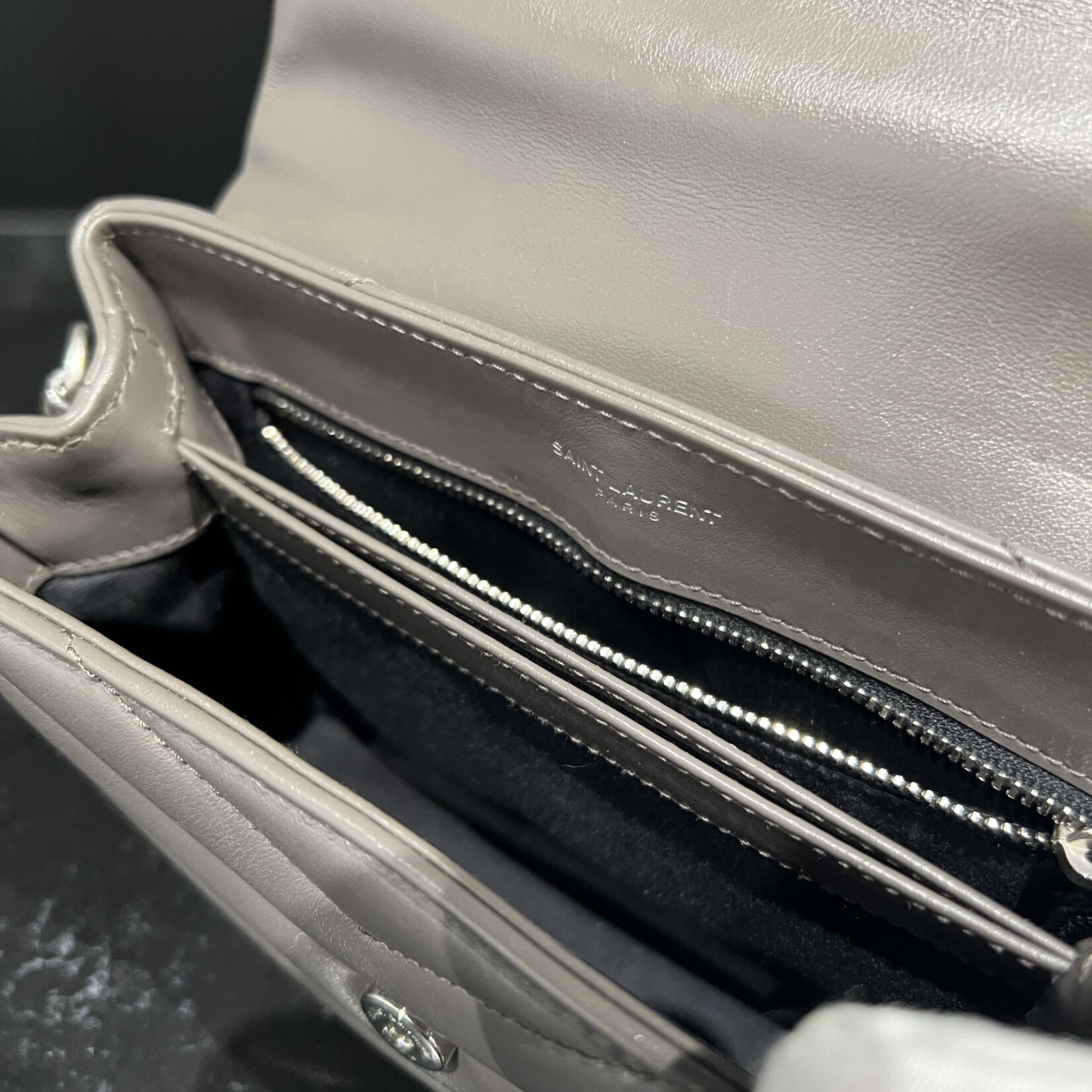 Saint Laurent SOLD - Saint Laurent Grey LouLou Toy