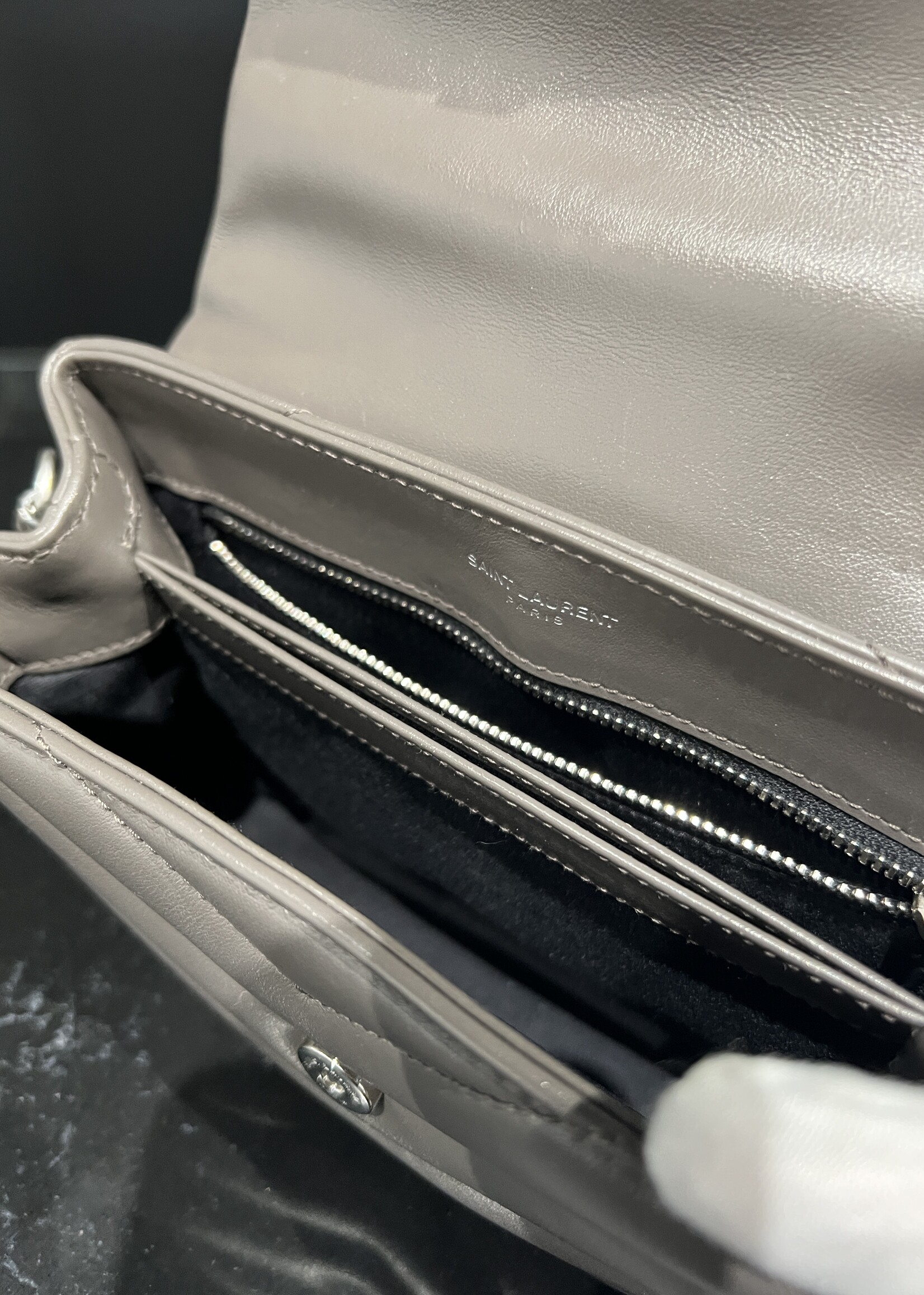 Saint Laurent SOLD - Saint Laurent Grey LouLou Toy