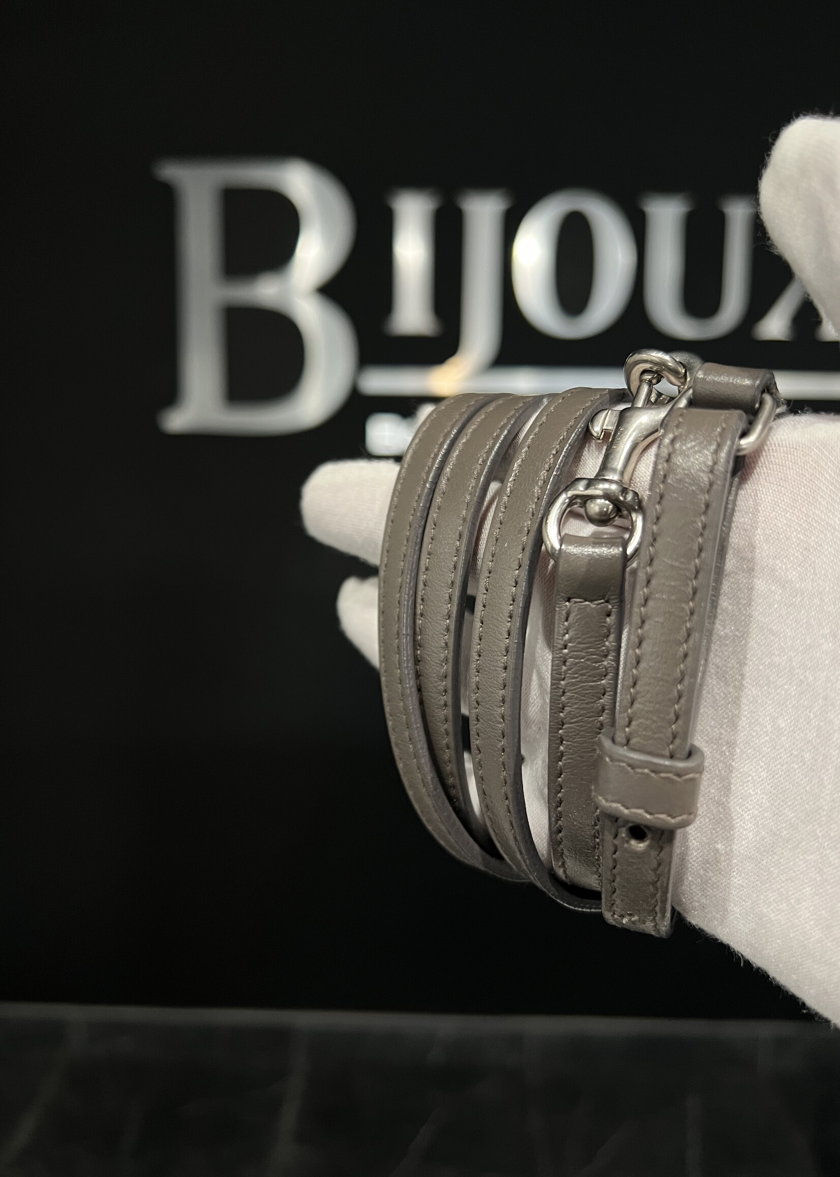 Saint Laurent SOLD - Saint Laurent Grey LouLou Toy